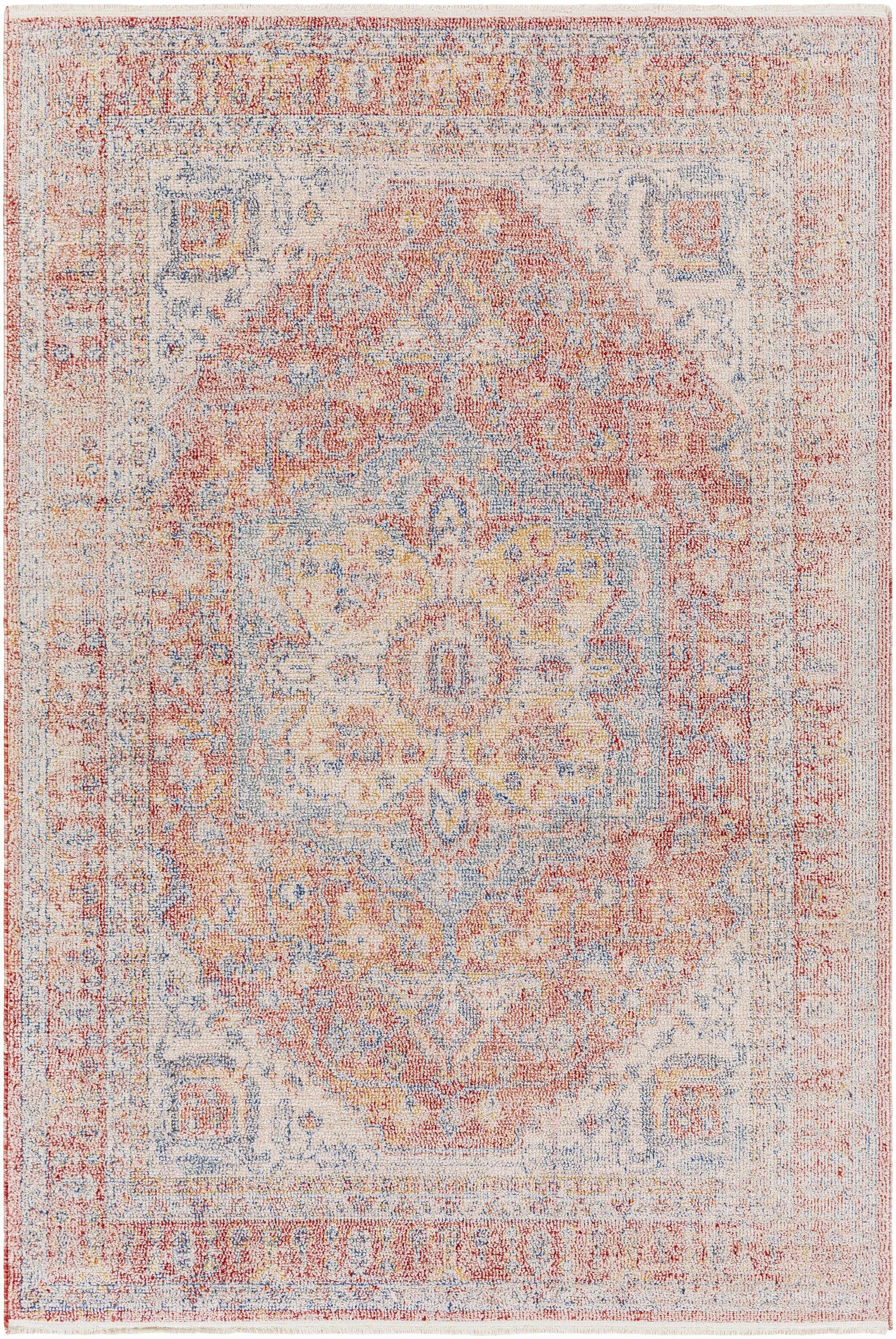 Tusa Red Area Rug - Clearance - Ornate Home