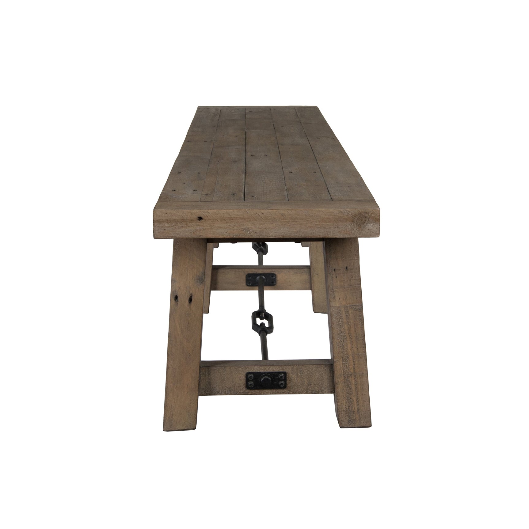 Tuscany Distressed Brown Dining Bench - Ornate Home
