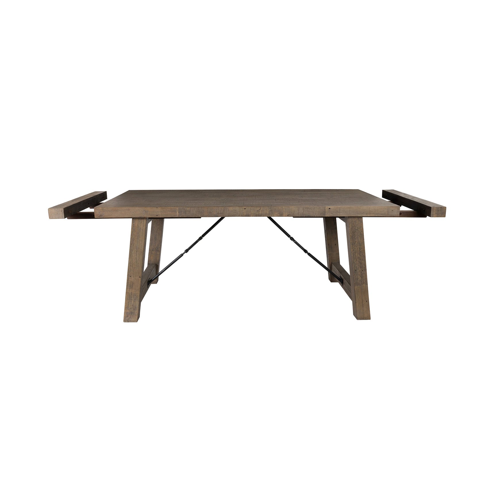 Tuscany Distressed Brown Extendable Dining Table - Ornate Home