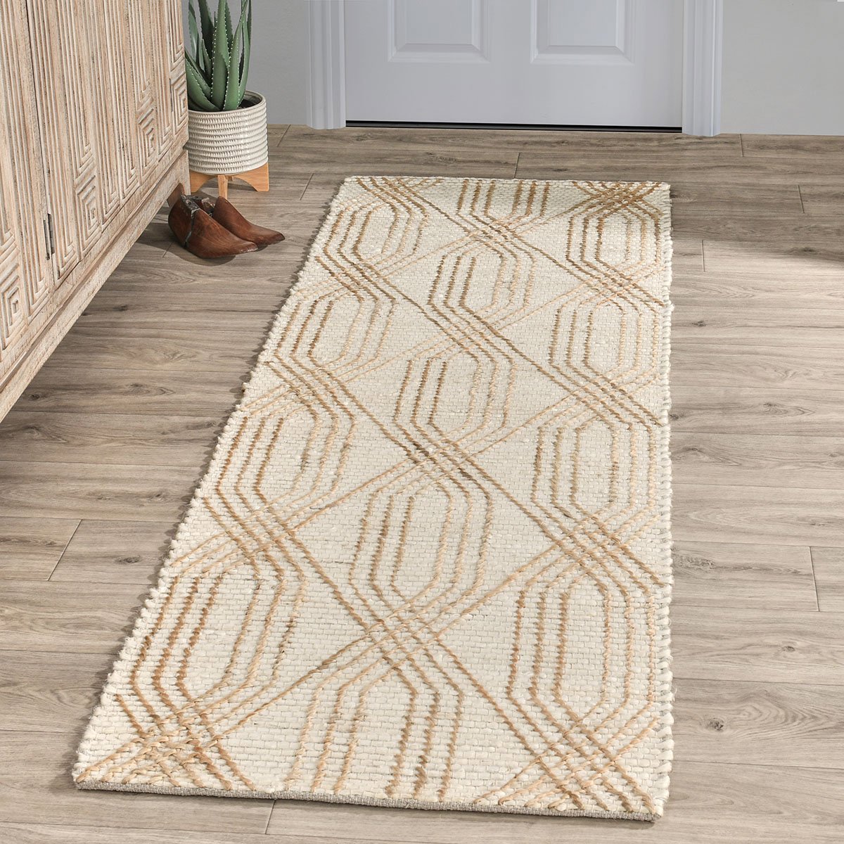 Tustin Ivory/Natural Rug - Ornate Home
