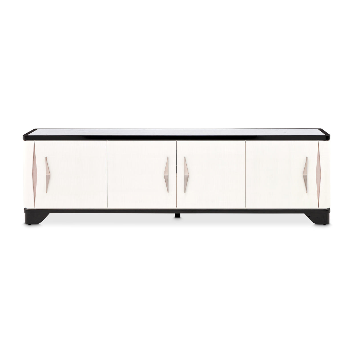 Tuxedo Black Media Cabinet - Ornate Home