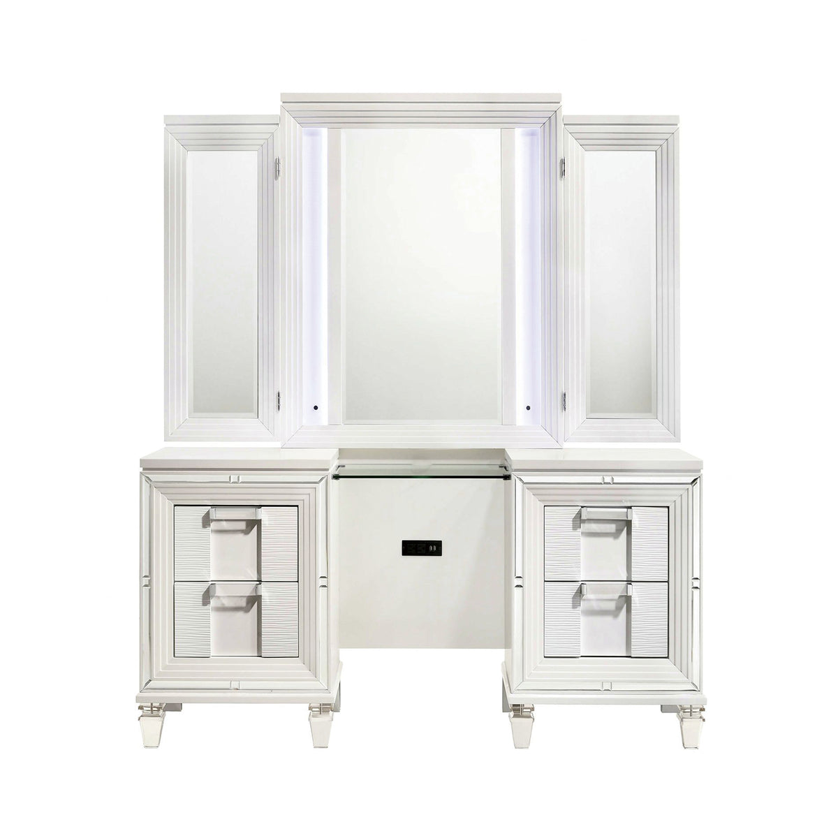 Twenty Nine White Vanity Set - Ornate Home