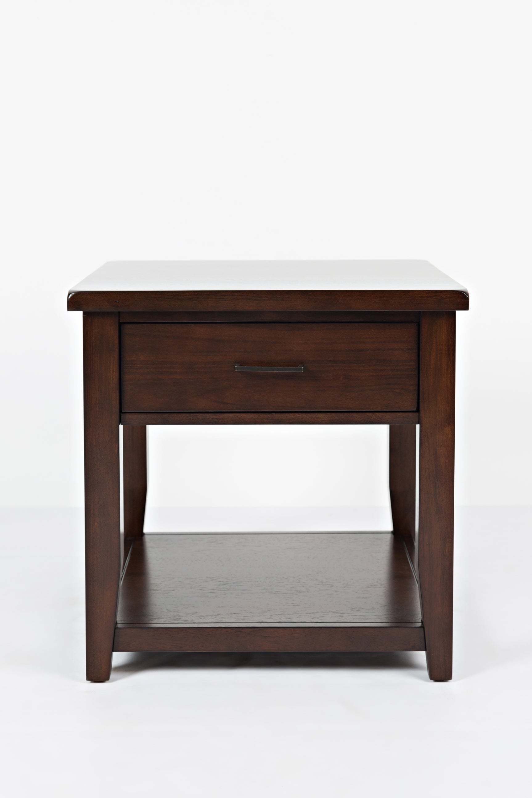 Twin Cities Dark Brown End Table - Ornate Home