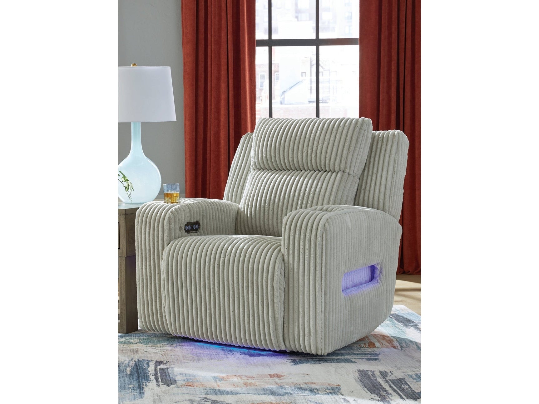 TwinBrooke Alloy-Dual Power Recliner - Ornate Home