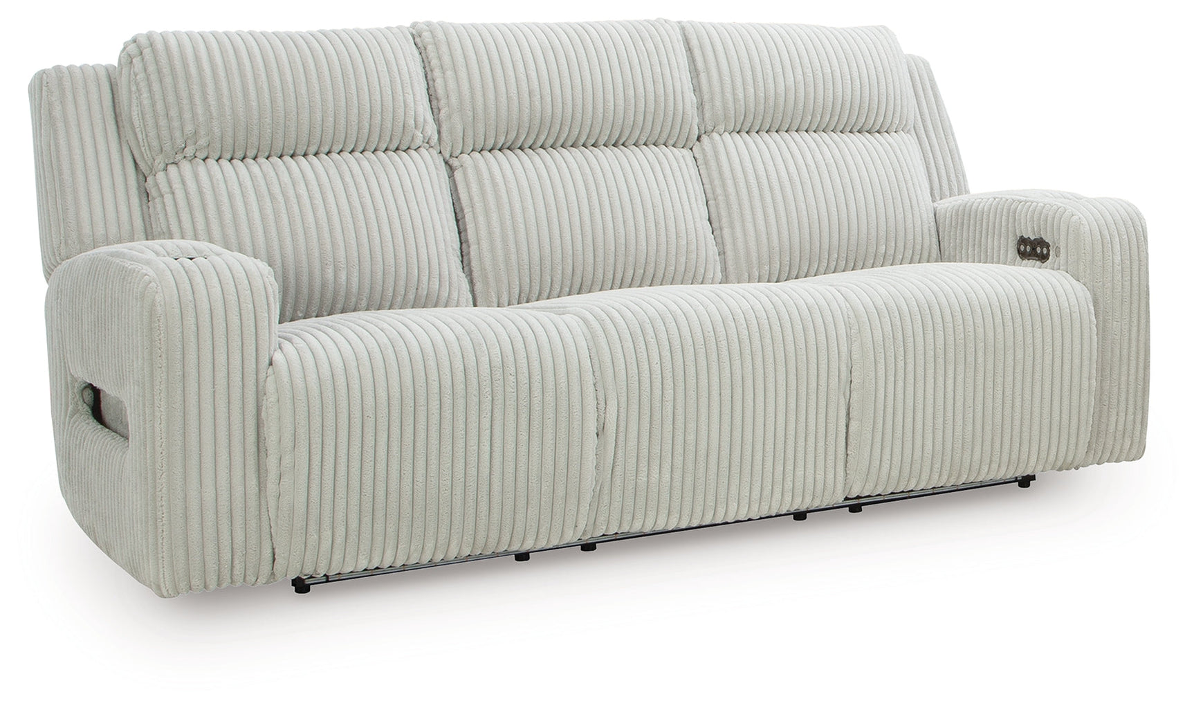 TwinBrooke Alloy-Dual Power Reclining Sofa - Ornate Home