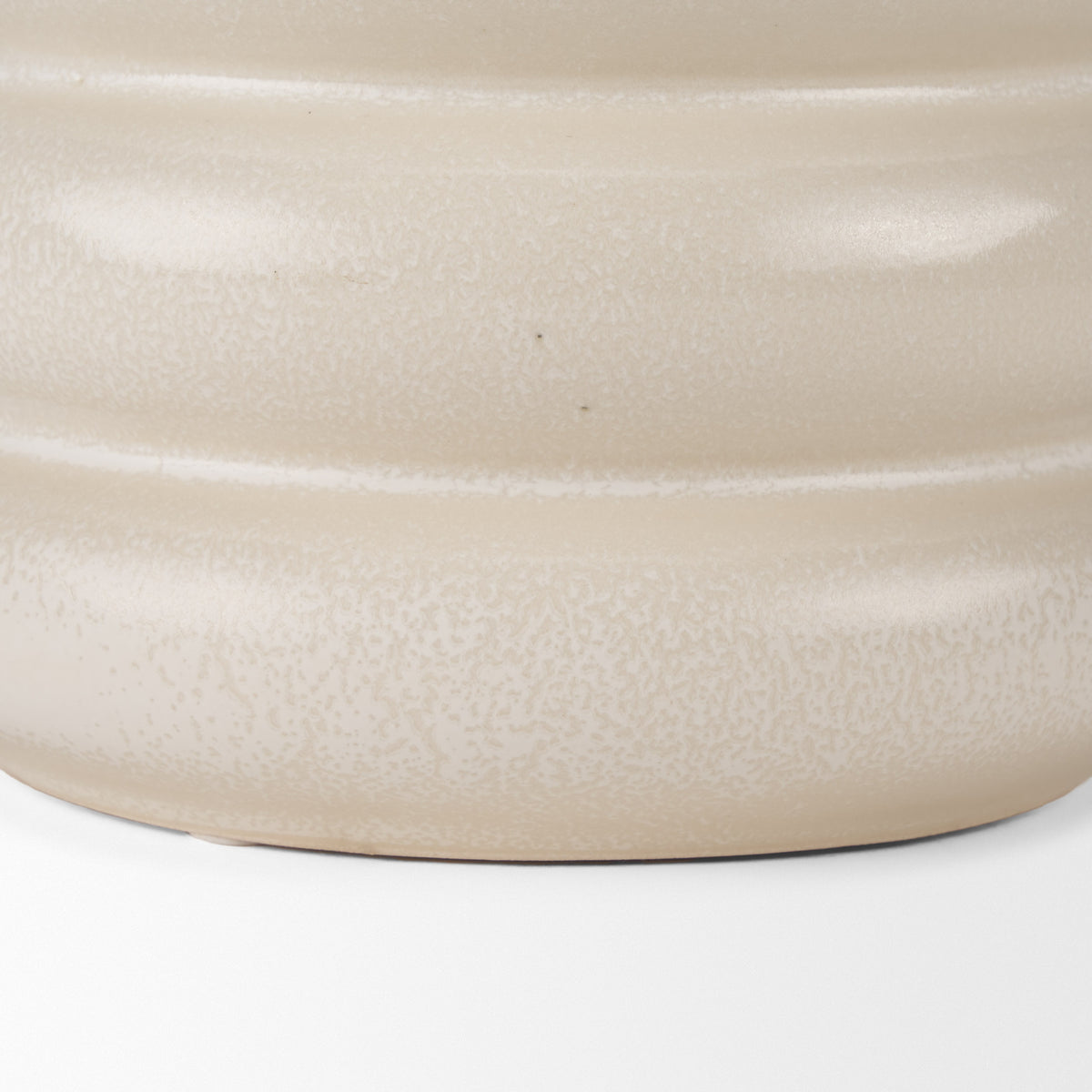 Twyla Cream Tall Glazed Ring Pot - Ornate Home