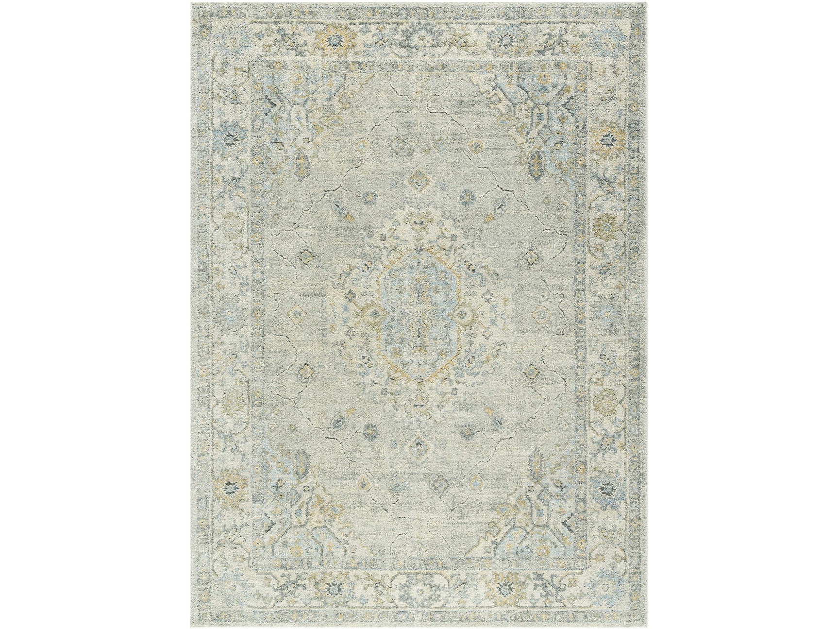 Tyche Light Gray Thick Luxe Area Rug - Ornate Home