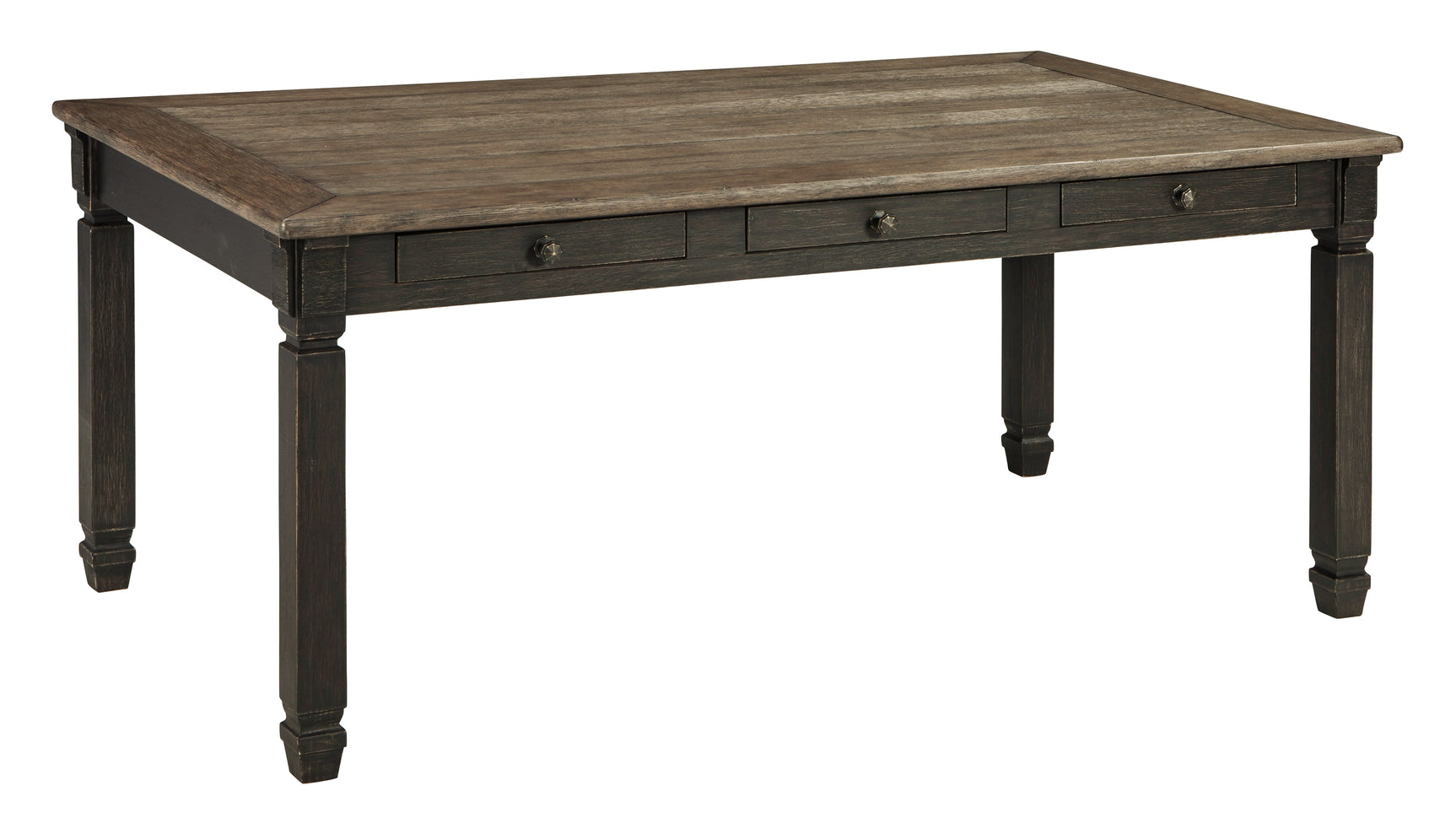 Tyler Creek Black/Gray Dining Table, 4 Chairs and Bench (Online Special Price) - Ornate Home