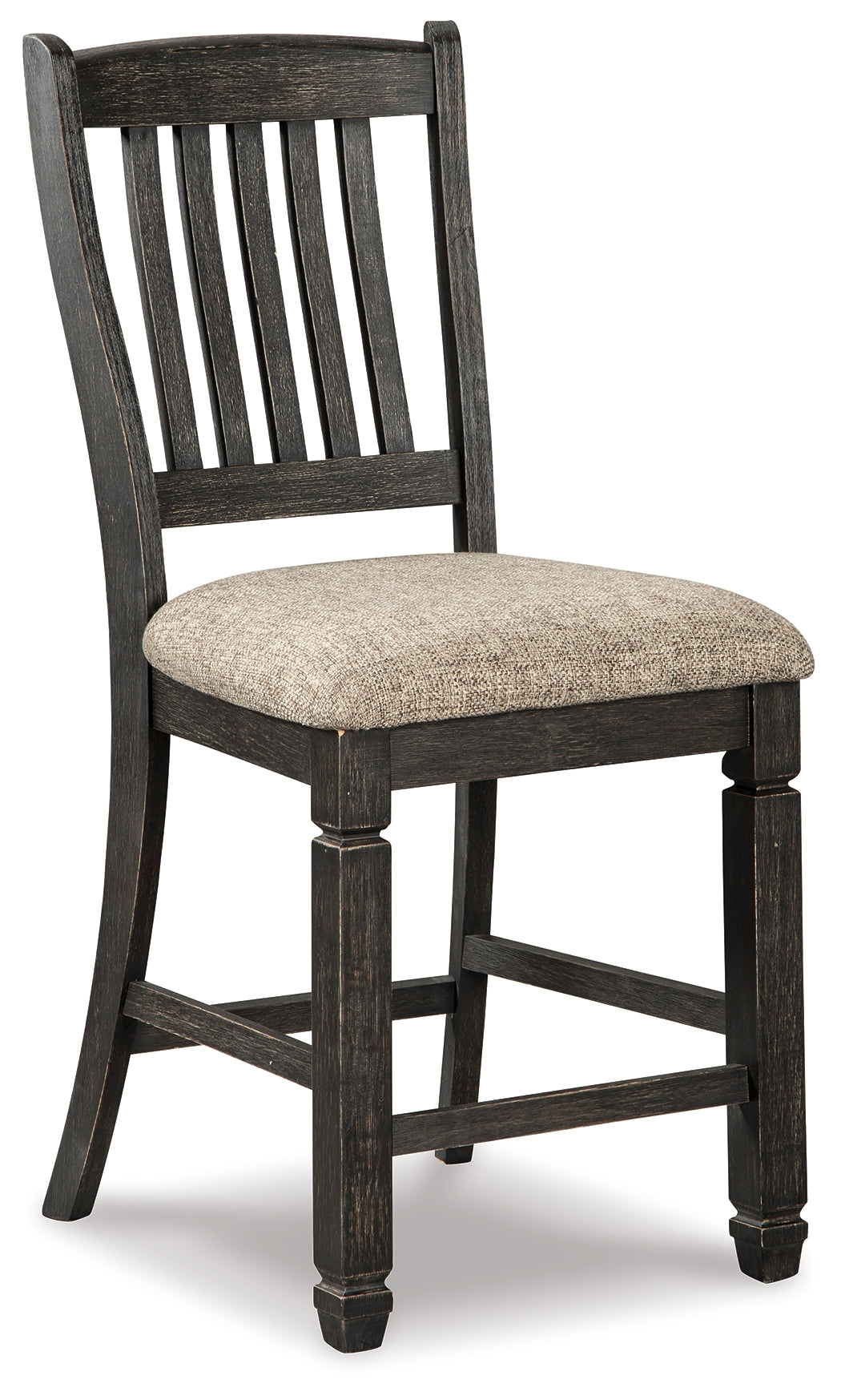 Tyler Creek Black/Grayish Brown Counter Height Dining Table and 4 Barstools with Server (Online Special Price) - Ornate Home