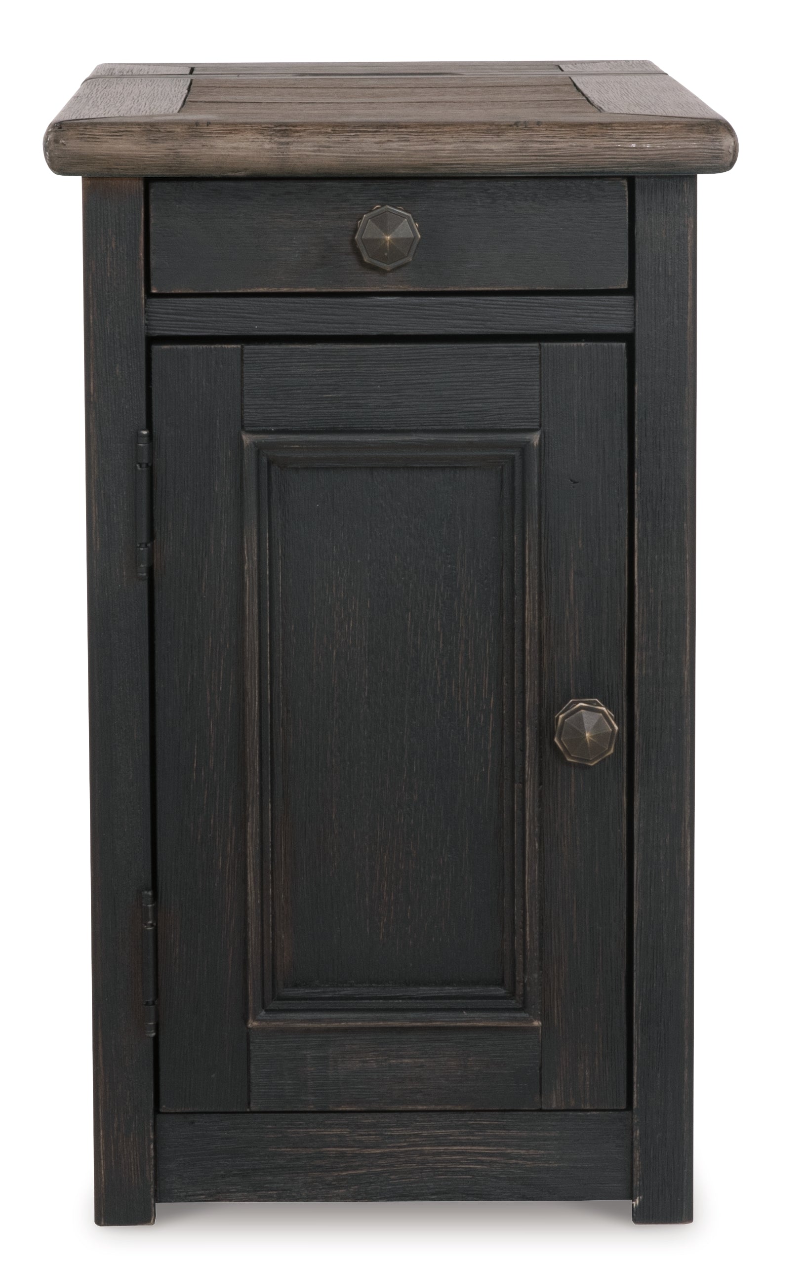 Tyler Creek Chairside End Table with USB Ports & Outlets (Online Special Price) - Ornate Home