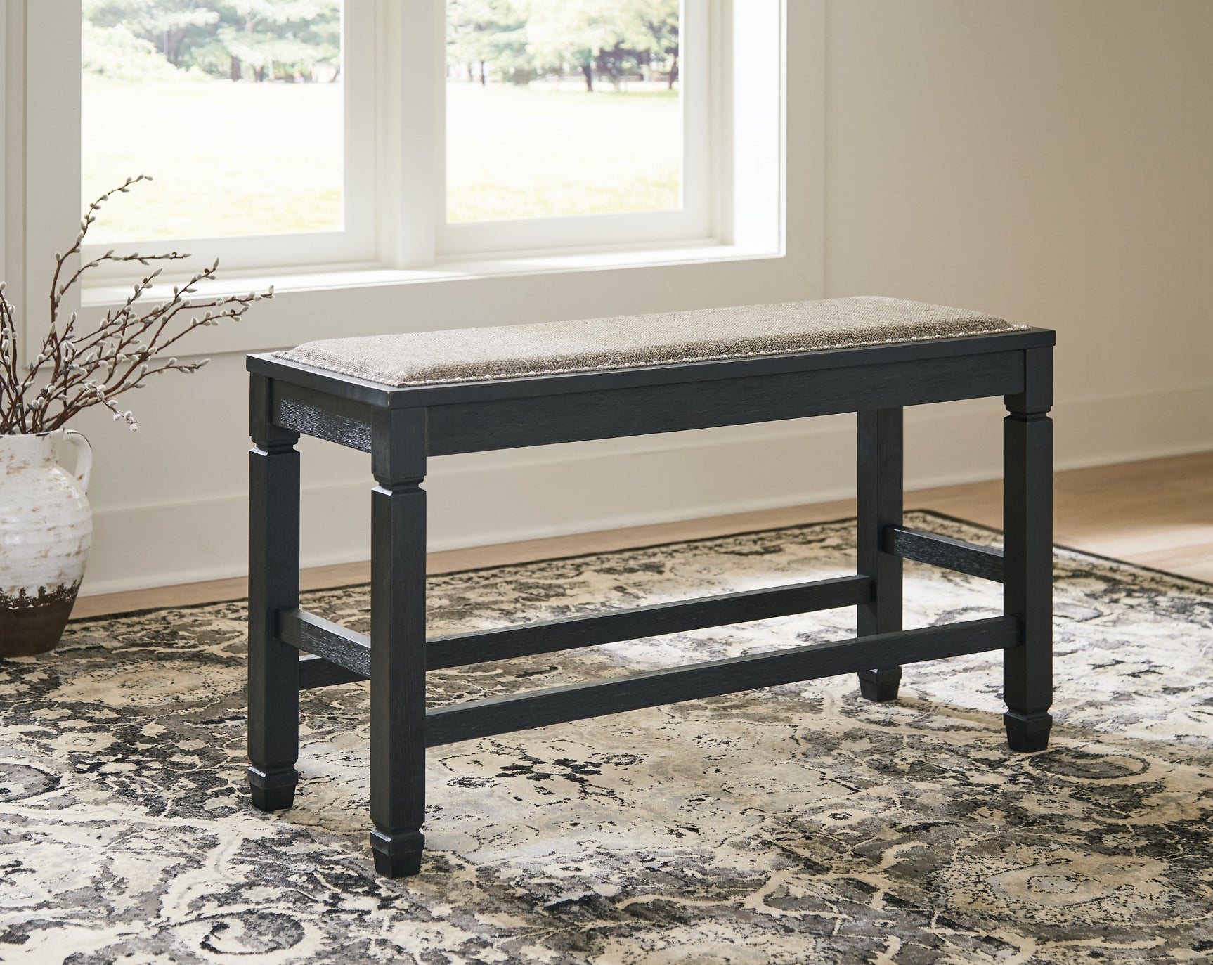 Tyler Creek Counter Height Dining Bench (Online Special Price) - Ornate Home