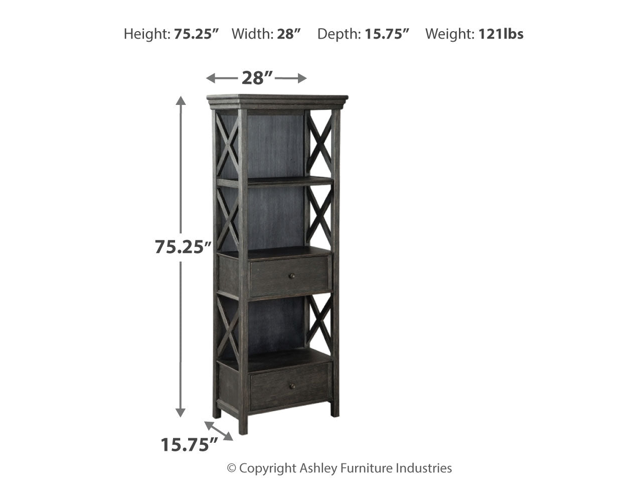 Tyler Creek Display Cabinet (Online Special Price) - Ornate Home