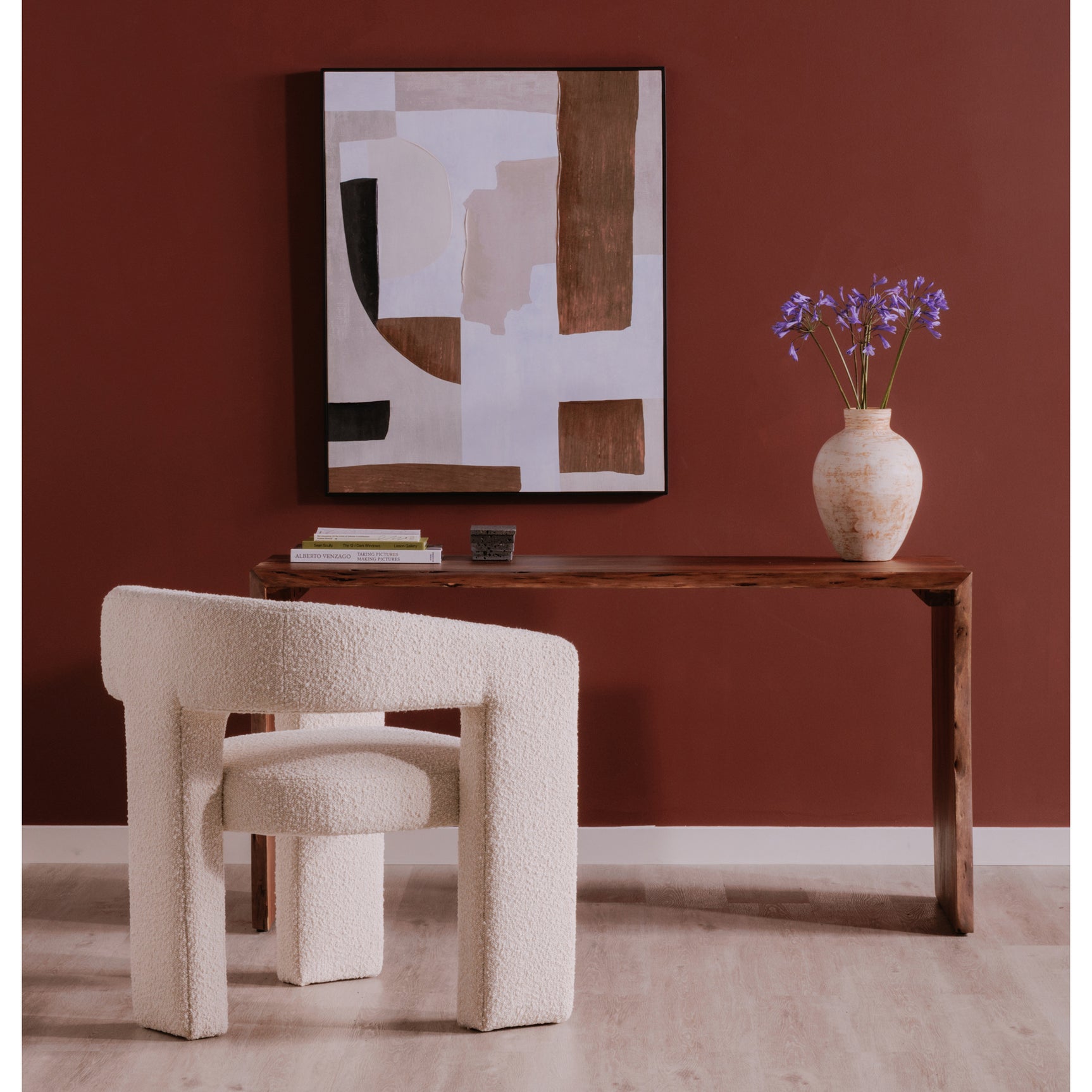 Tyrell Natural Stain Desk - Ornate Home