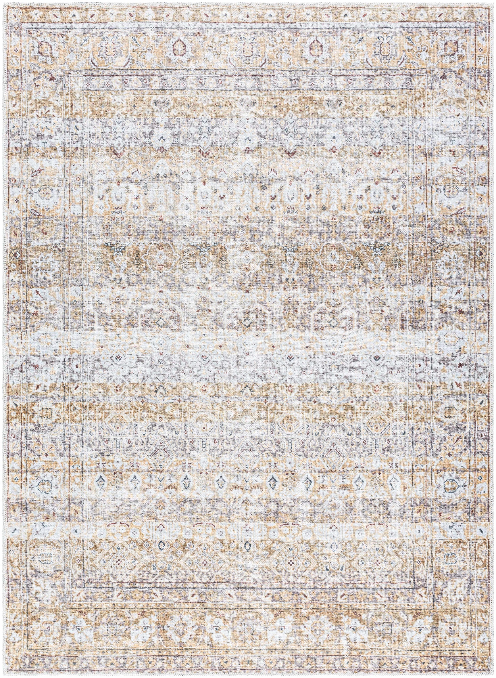 Tywin Vintage Flat Pile Washable Rug - Ornate Home