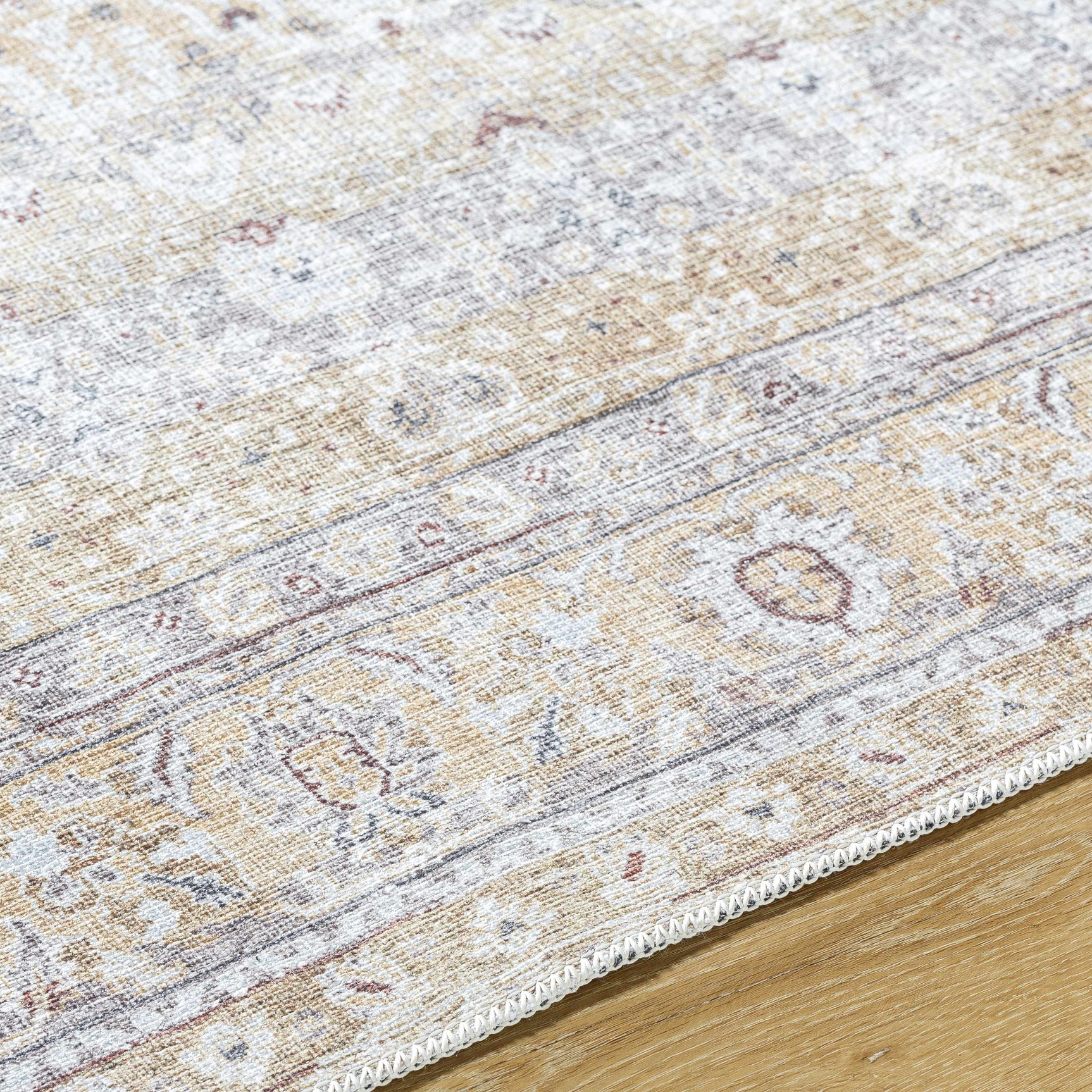 Tywin Vintage Flat Pile Washable Rug - Ornate Home