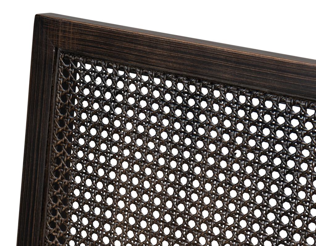 Colonial Black Cane Back Side Chair (Set of 2)