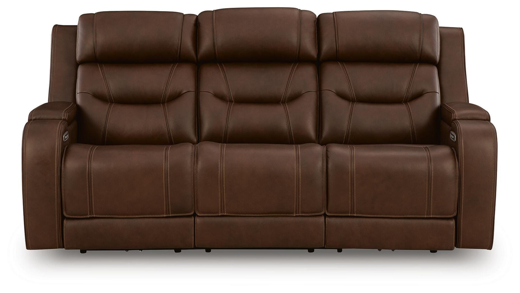Dreamer Brown Power Reclining Sofa with Audio Seating (Online Special Price)