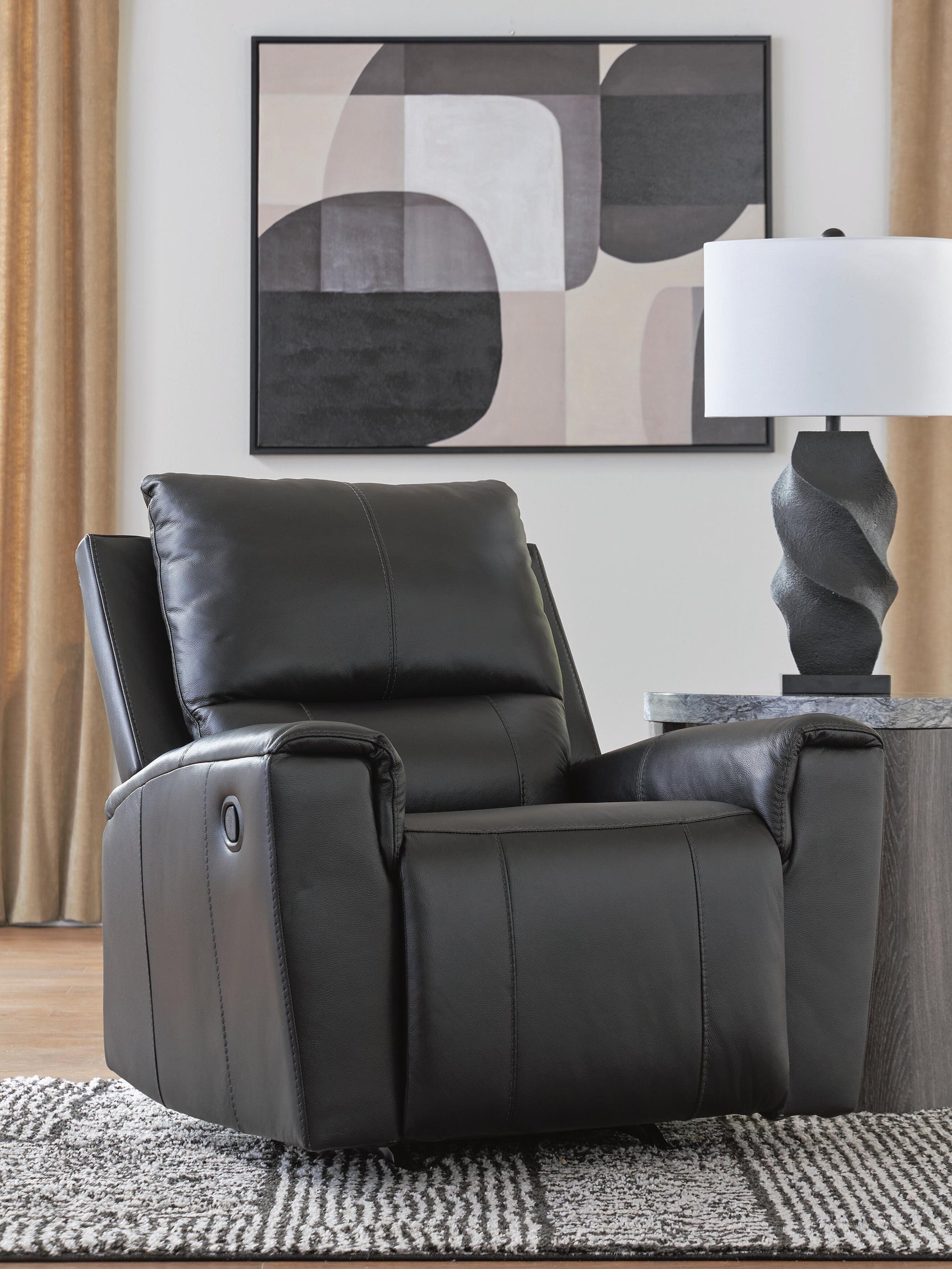 Danemere Black Recliner