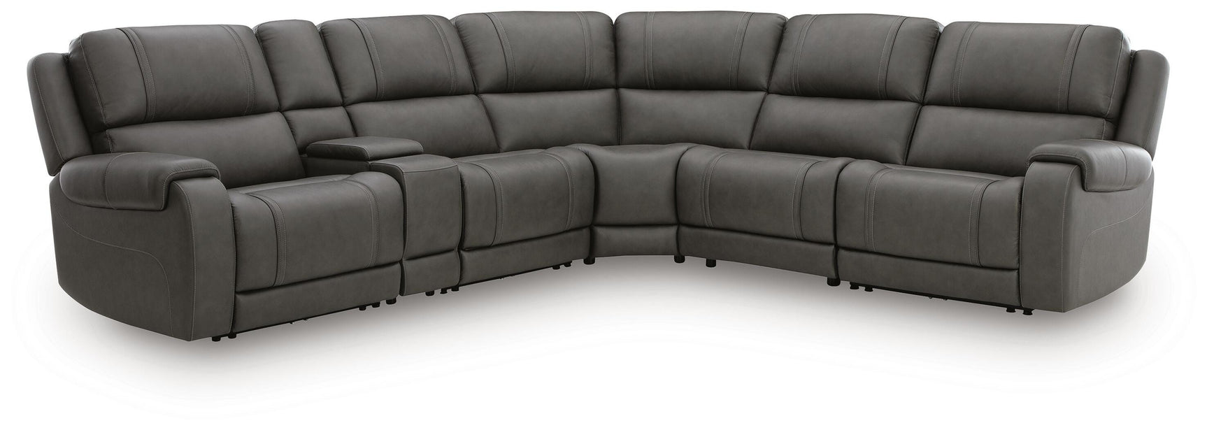 5Z - Pittson Anchor 6-Pc Power Reclining Sectional (Online Special Price)
