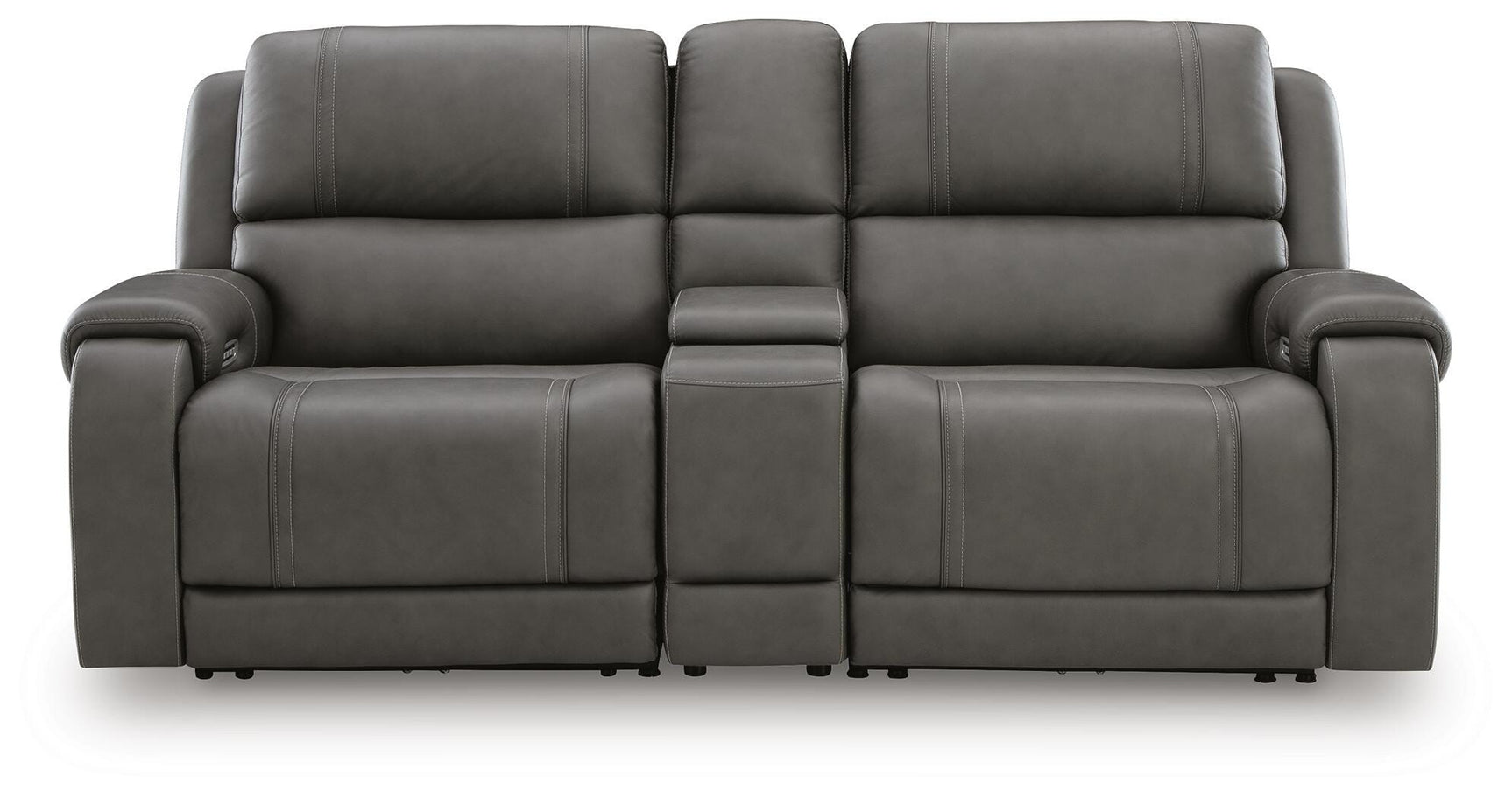 5Z-Harrenhurst Anchor 3-Piece Power Reclining Sectional Loveseat with Console (Online Special Price)