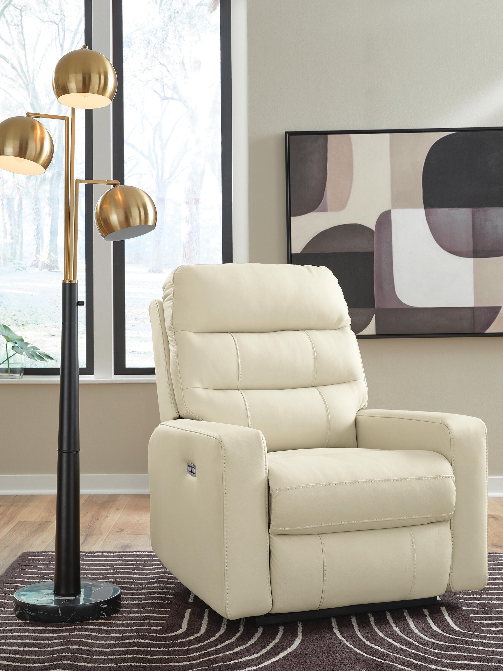 Olcotte Canvas Power Recliner (Online Special Price)