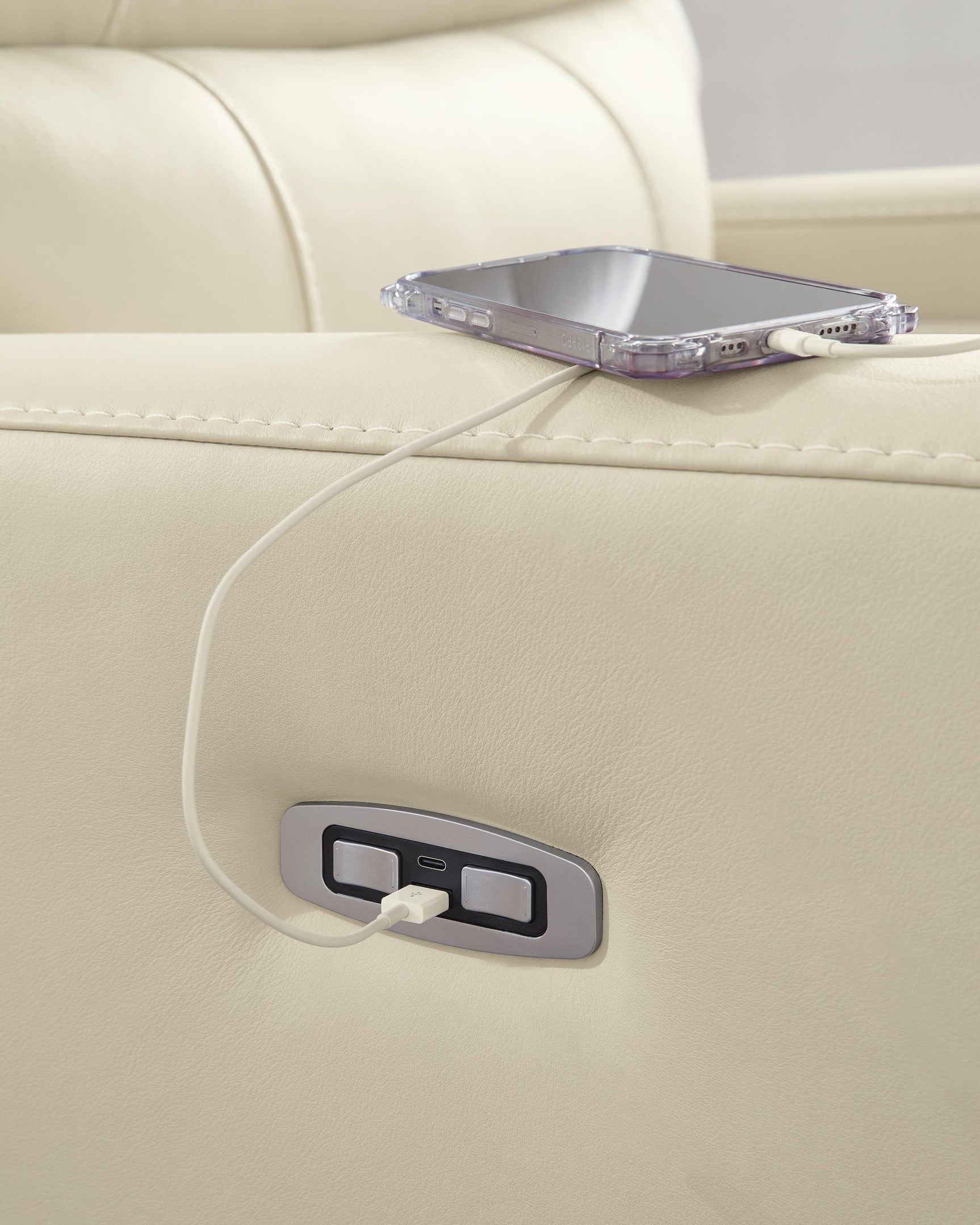 Olcotte Canvas Power Recliner
