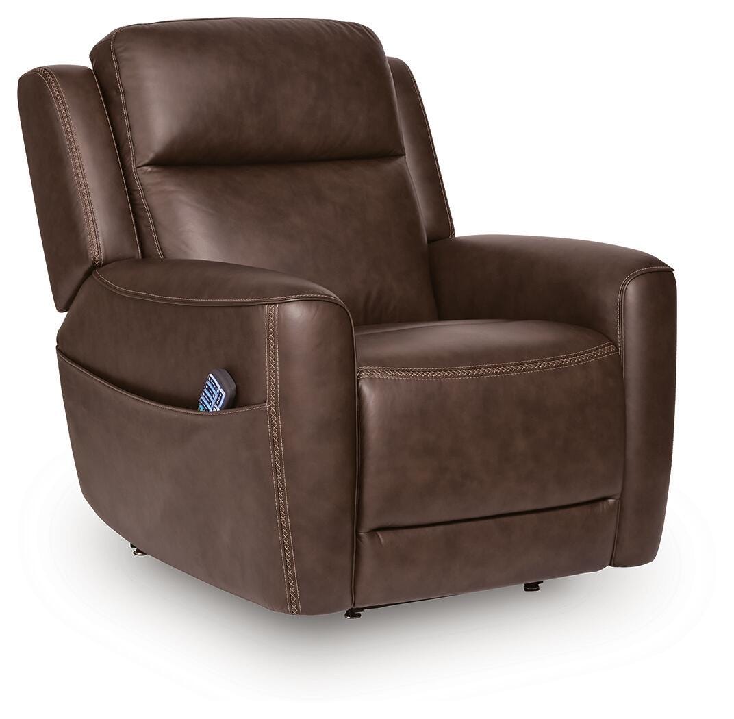 4Z-Tribano Espresso Power Lift Recliner