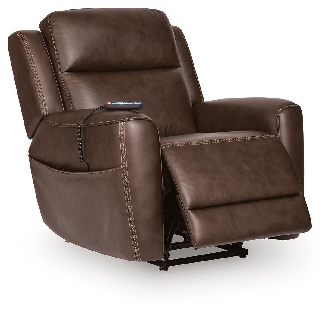 4Z-Tribano Espresso Power Lift Recliner