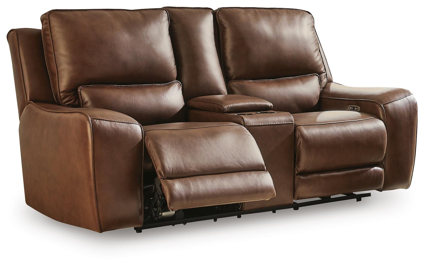 Silverbrooke Canyon Power Reclining Loveseat with Console