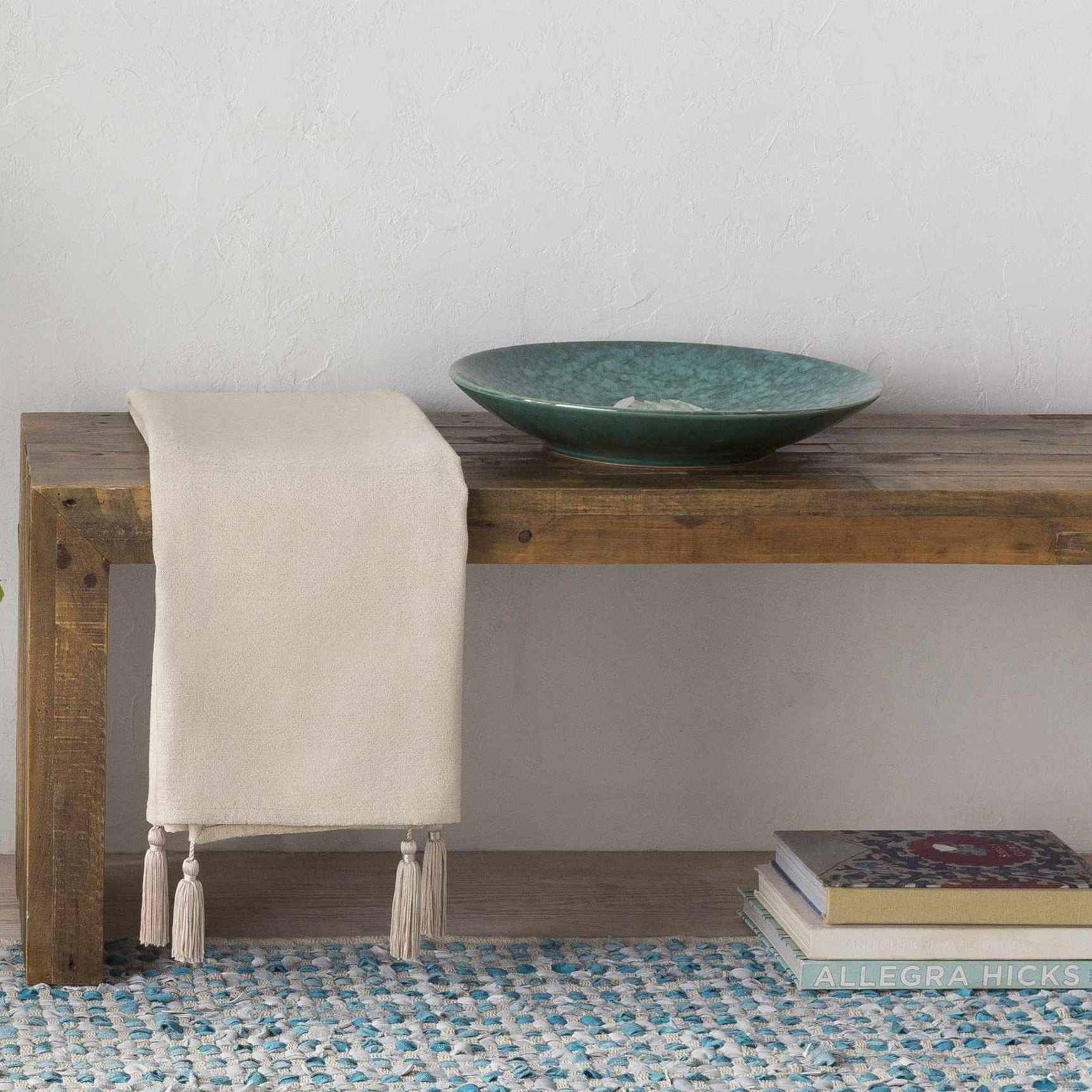 Uncasville Green Ceramic 15" Decorative Plate - Ornate Home