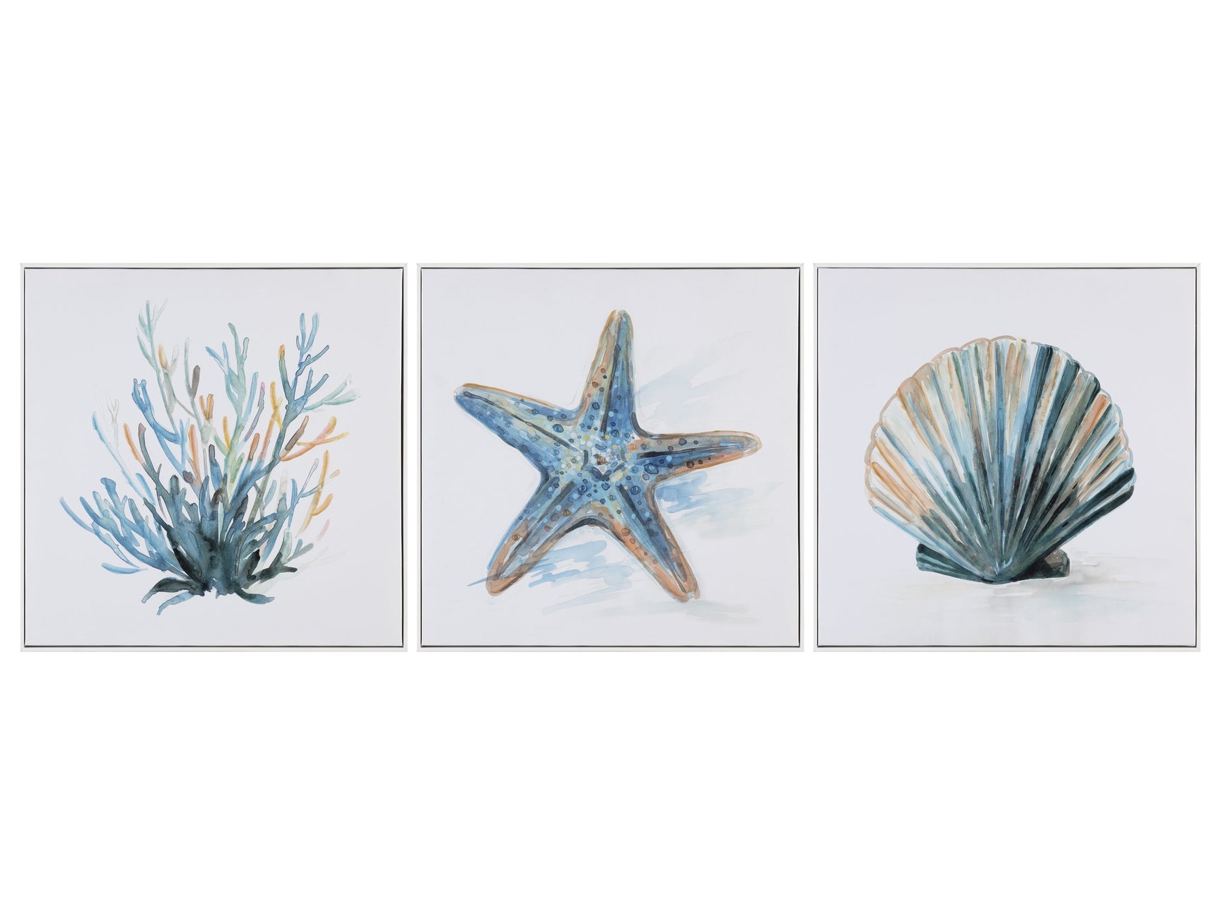 Under The Sea Blue/Green Canvas