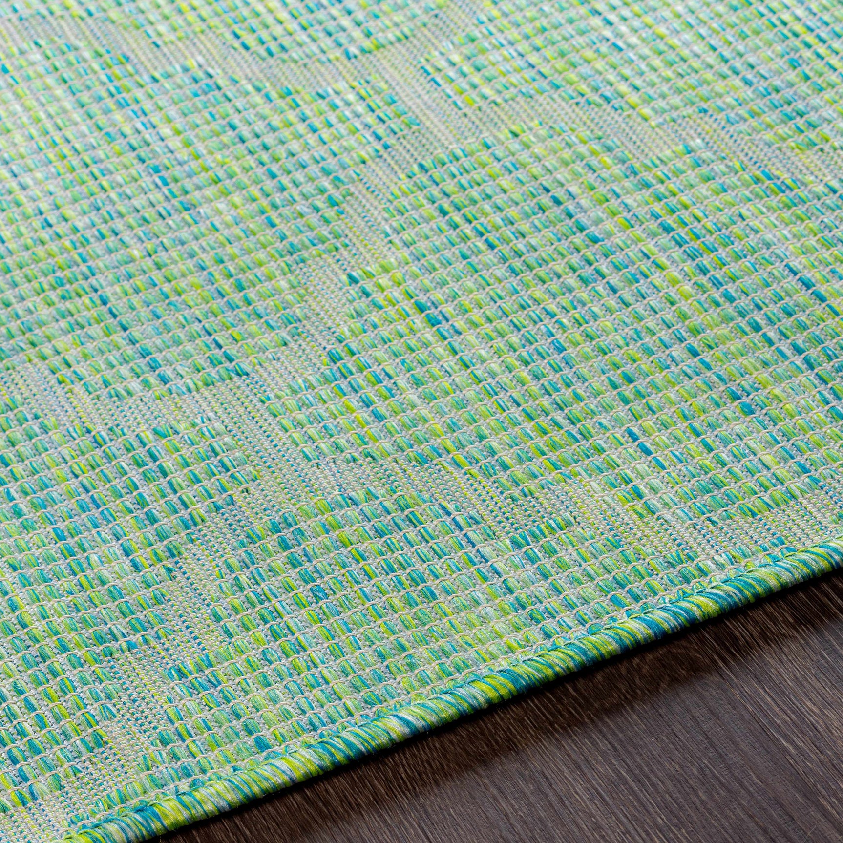Unique Outdoor Trellis Area Rug, Lime Green - Clearance - Ornate Home