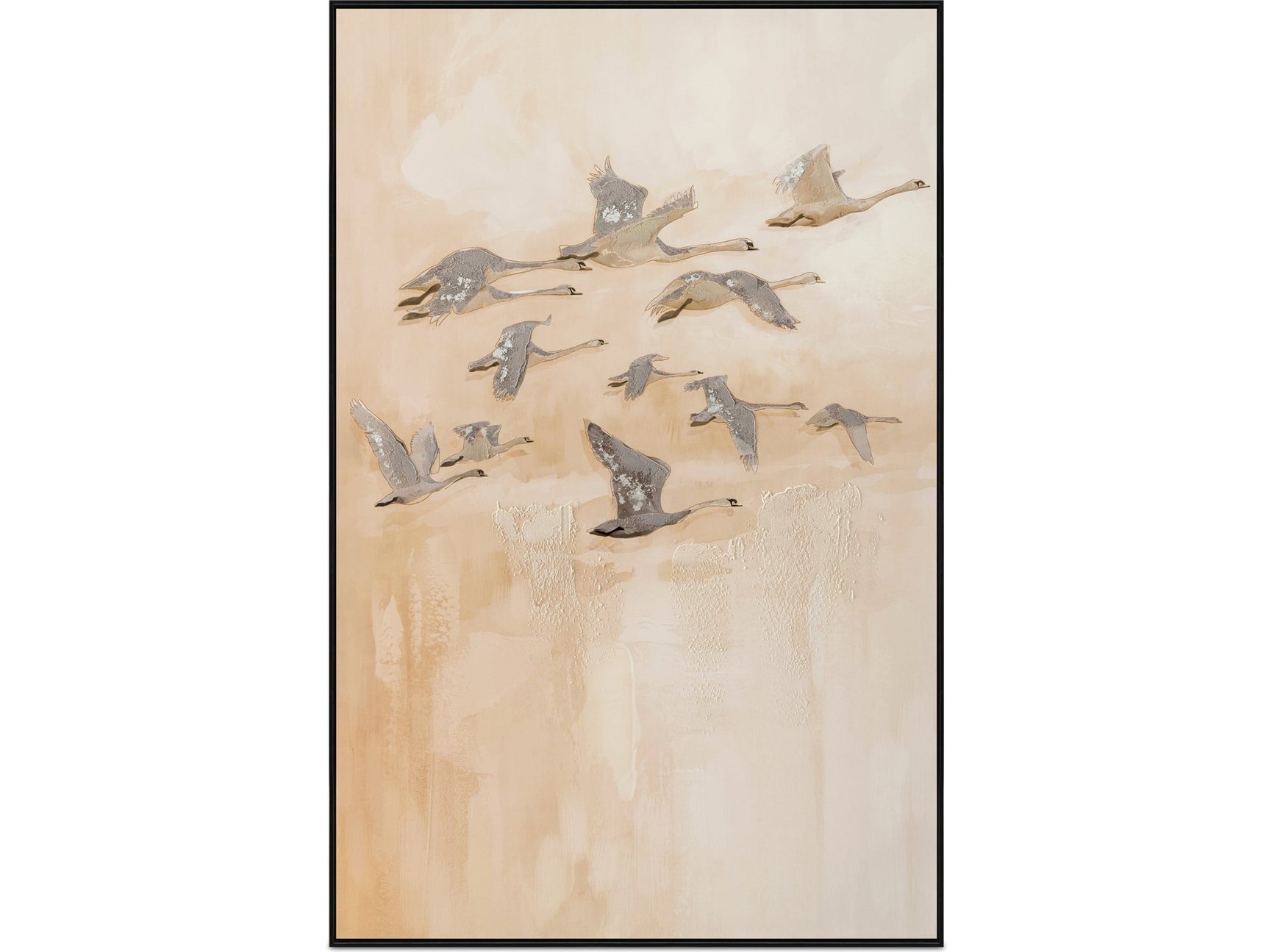 Unison Multi Color Framed Painting - Ornate Home