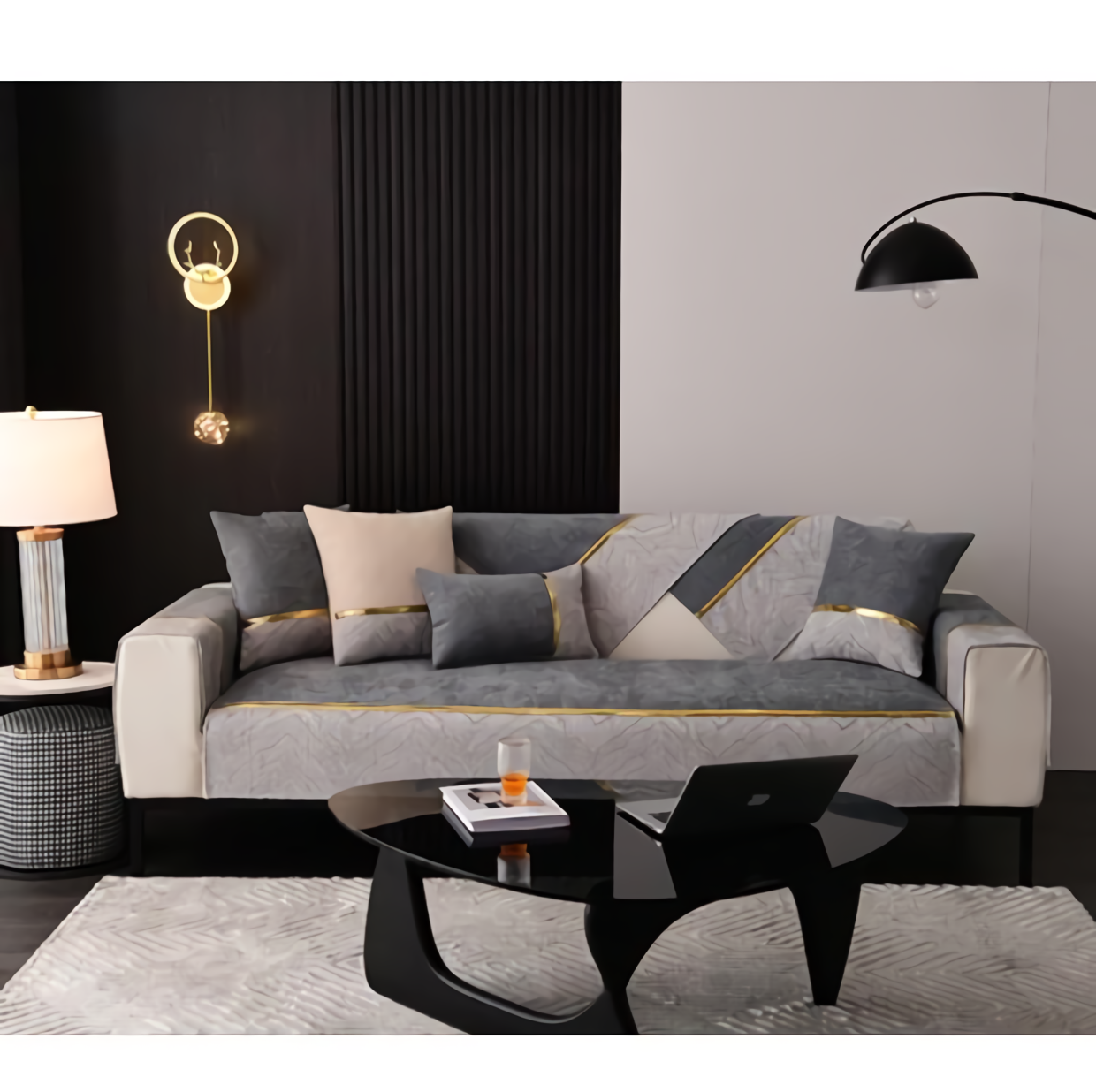 Universal Sofa Cushions for All Seasons Comfortable, Soft, Non-slip, Breathable Seat and Backrest Covers - Ornate Home