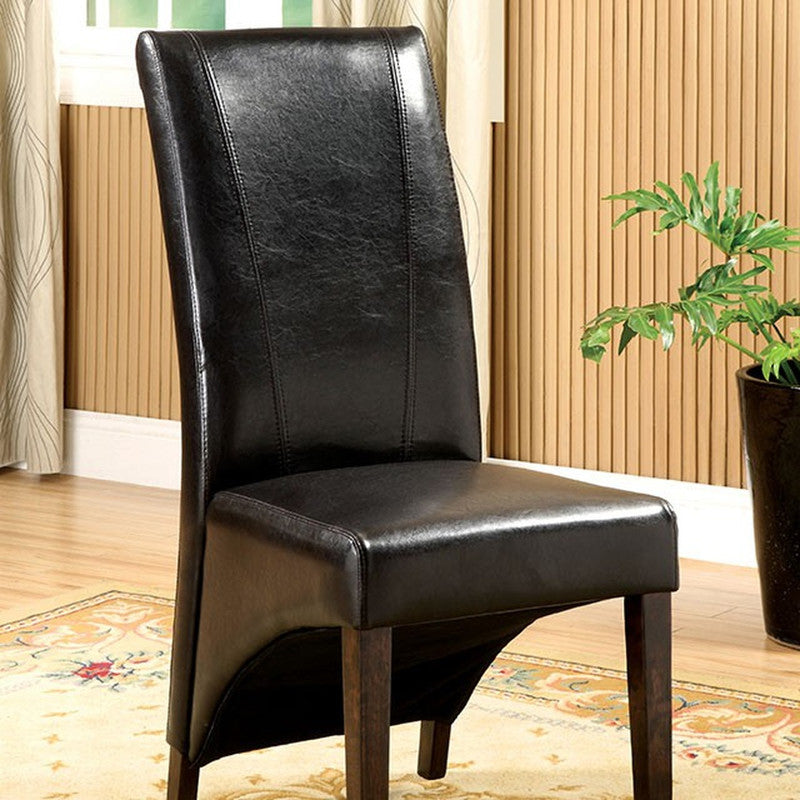 Upland Dark Oak/Espresso Side Chair (Set of 2) - Ornate Home