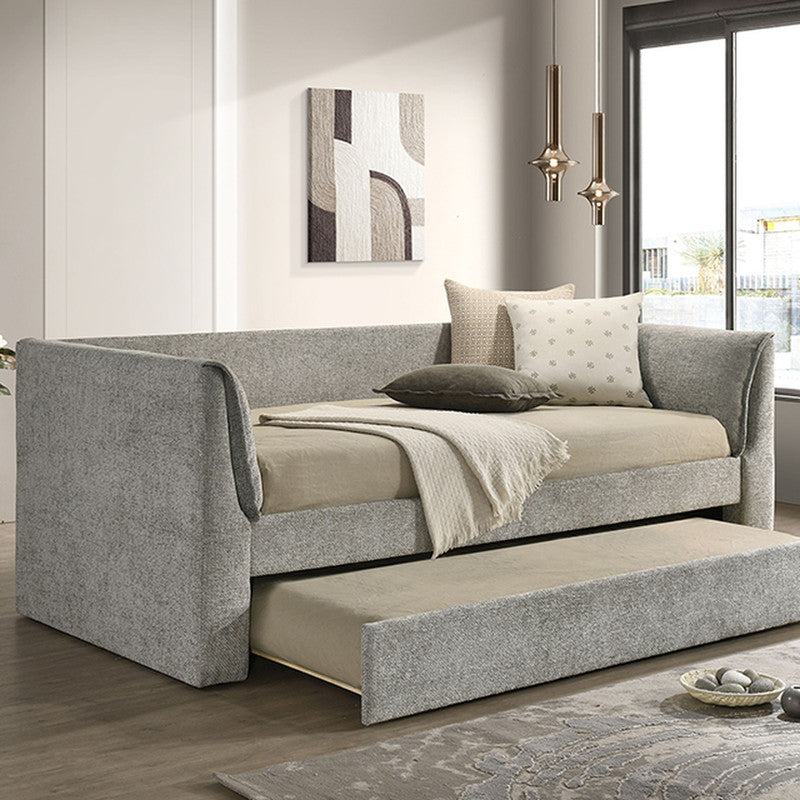 Upney Slate Gray Twin Daybed w/ Trundle - Ornate Home