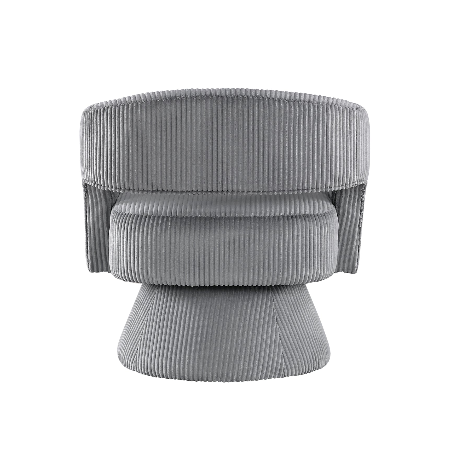 Upton Dark gray Swivel Chair - Ornate Home