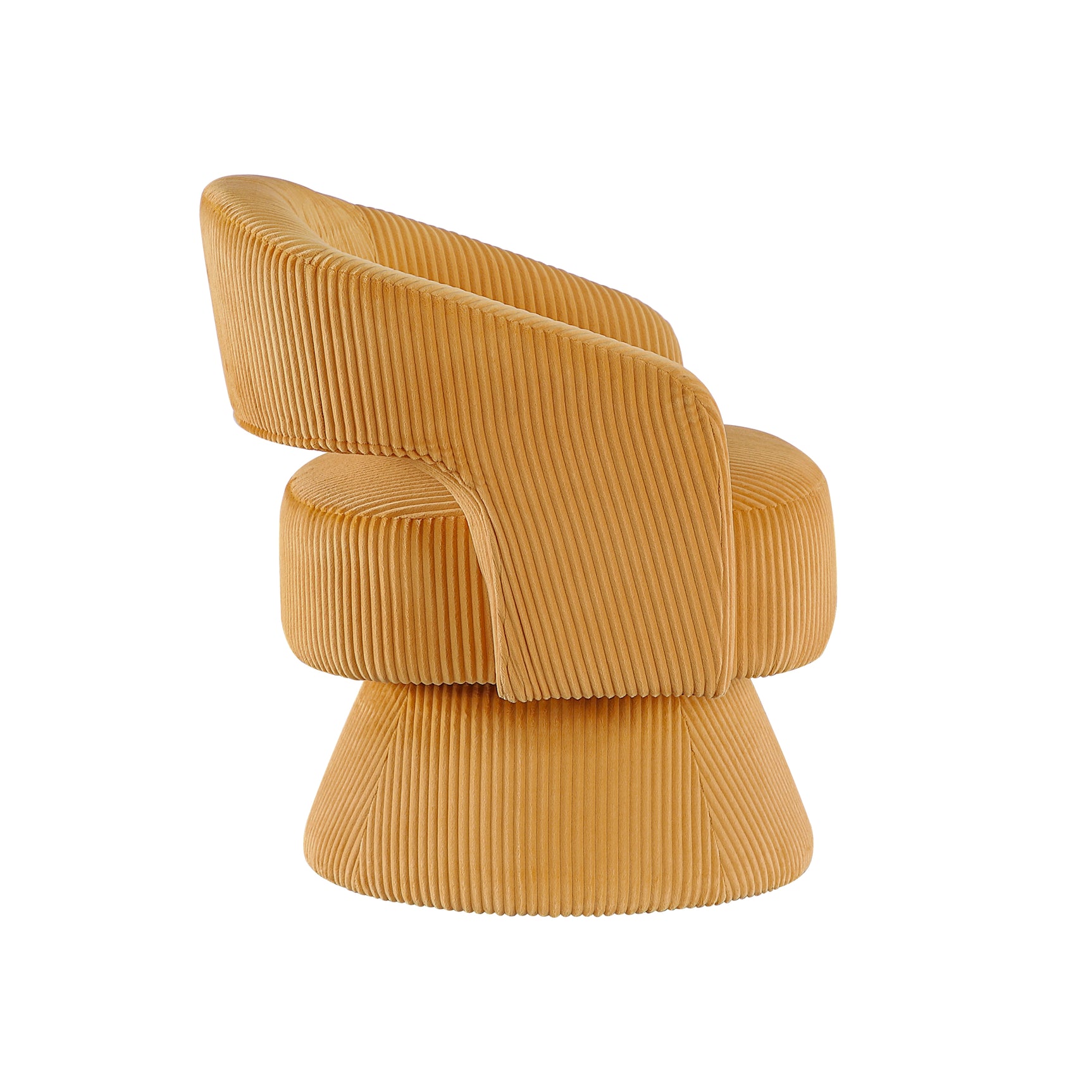 Upton Yellow Swivel Chair - Ornate Home