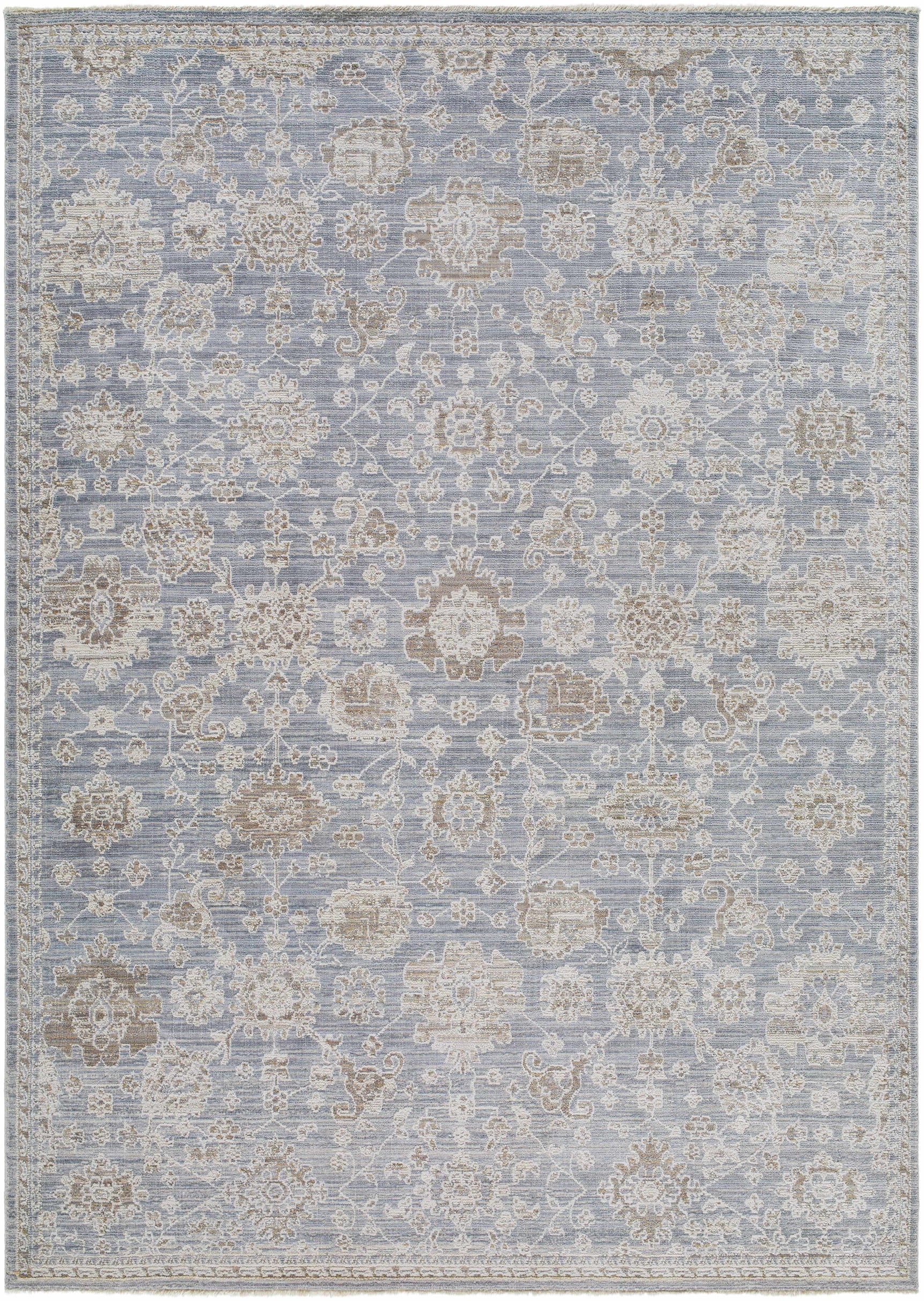 Urara Blue Area Rug - Ornate Home