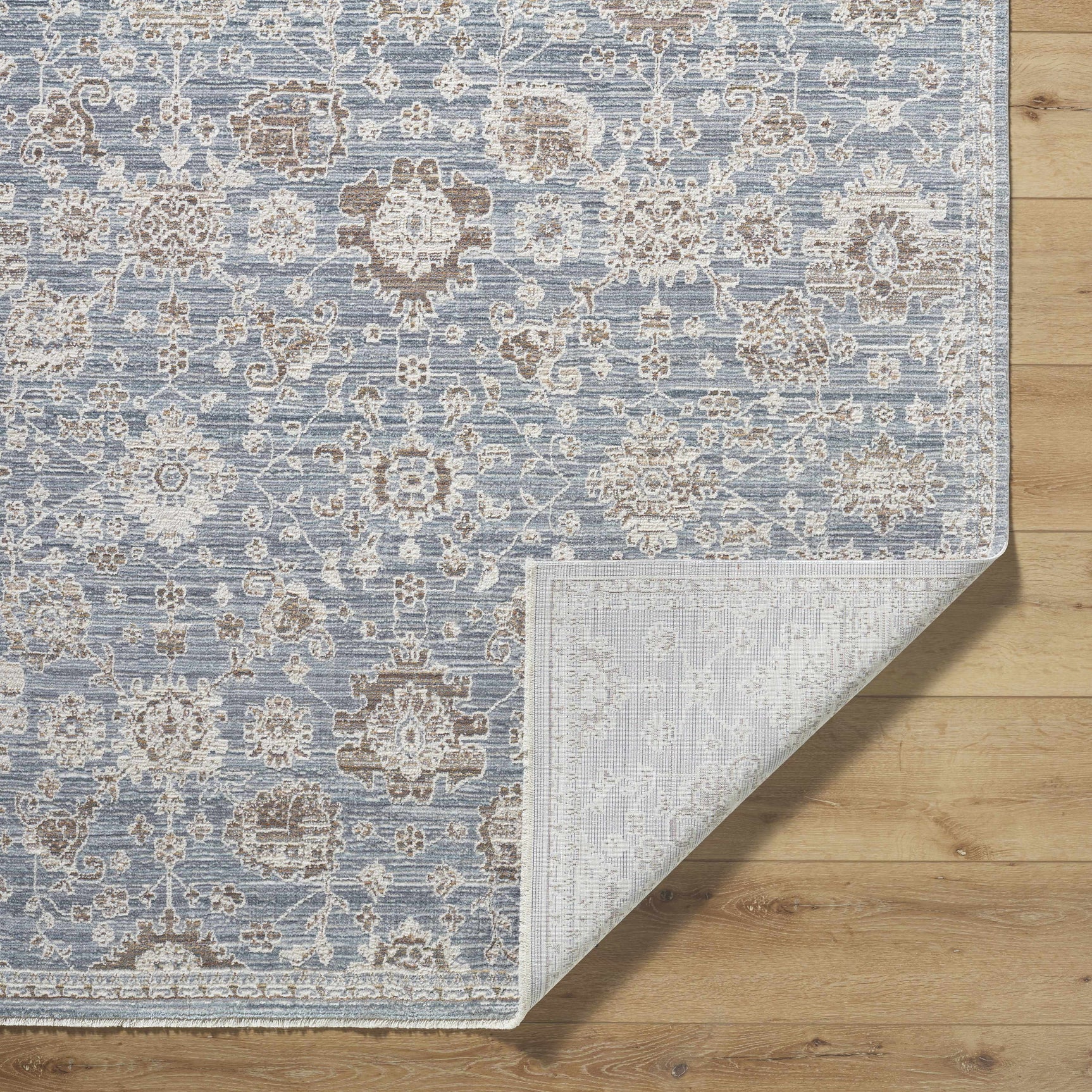 Urara Blue Area Rug - Ornate Home