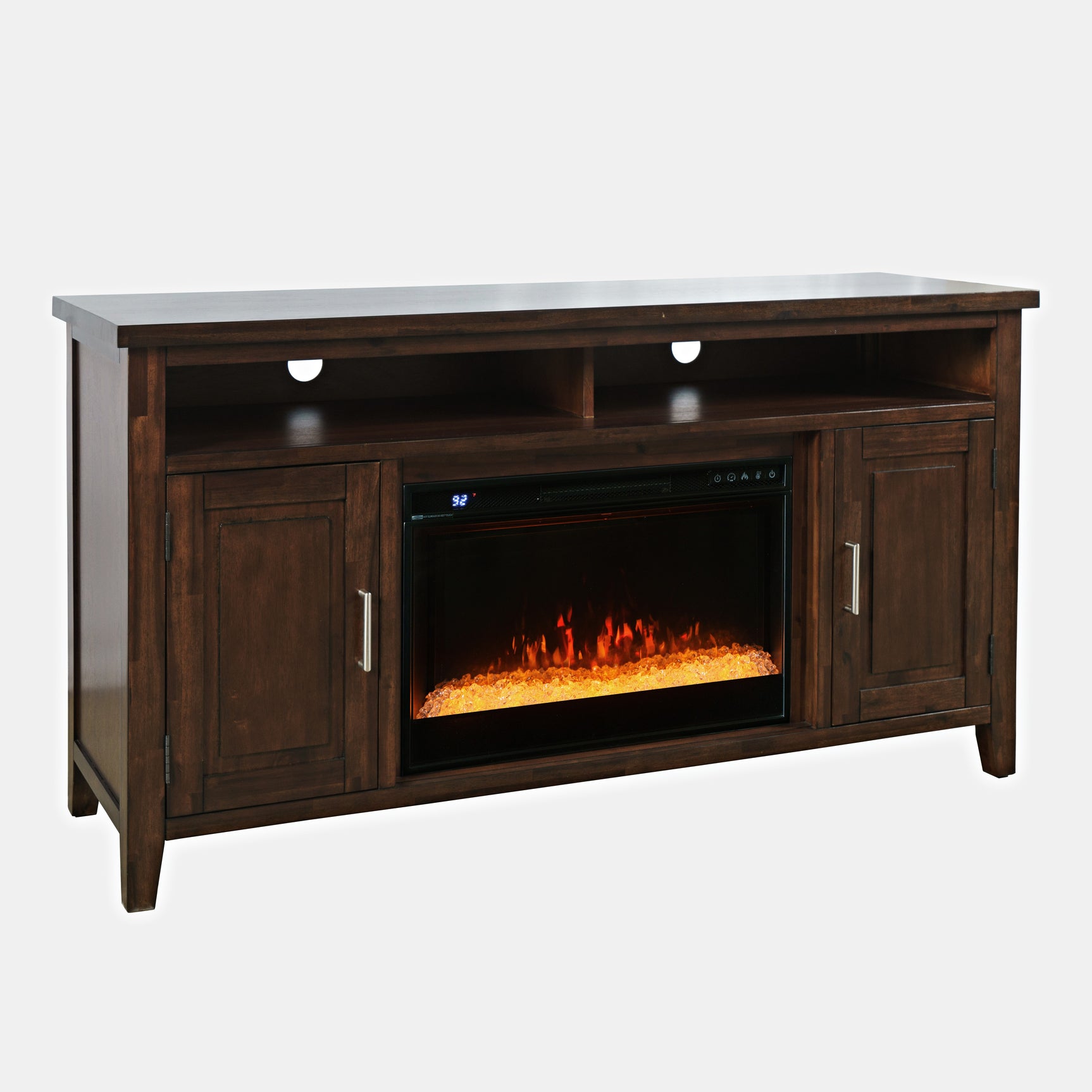 Urban Icon Merlot 60 Fireplace with Crystal Display - Ornate Home