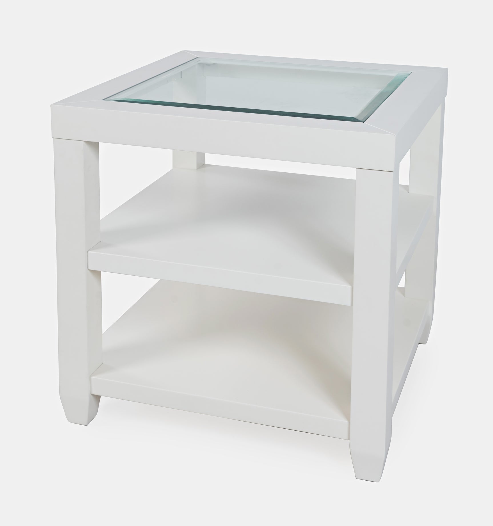 Urban Icon White End Table - Ornate Home
