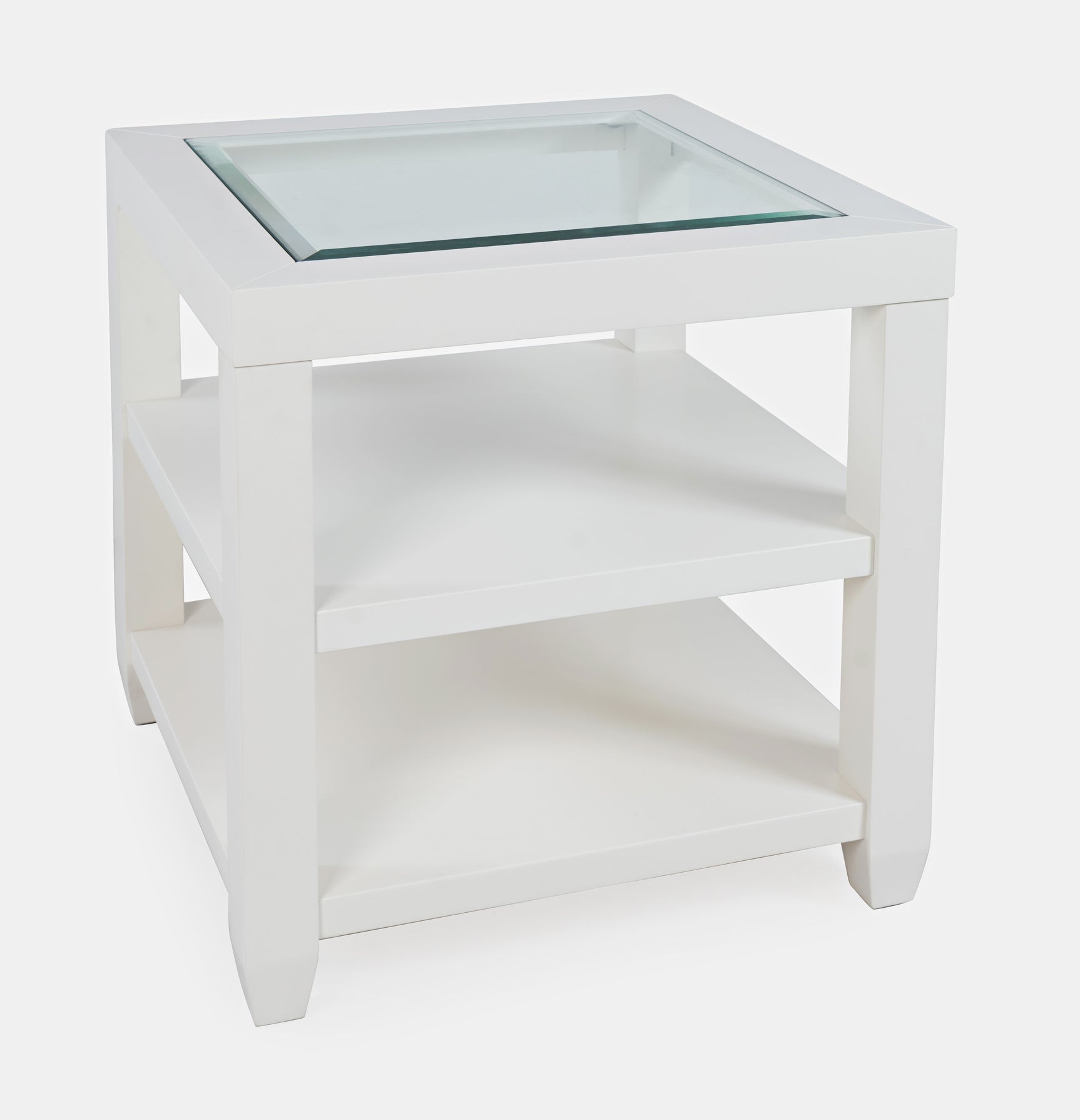 Urban Icon White End Table - Ornate Home