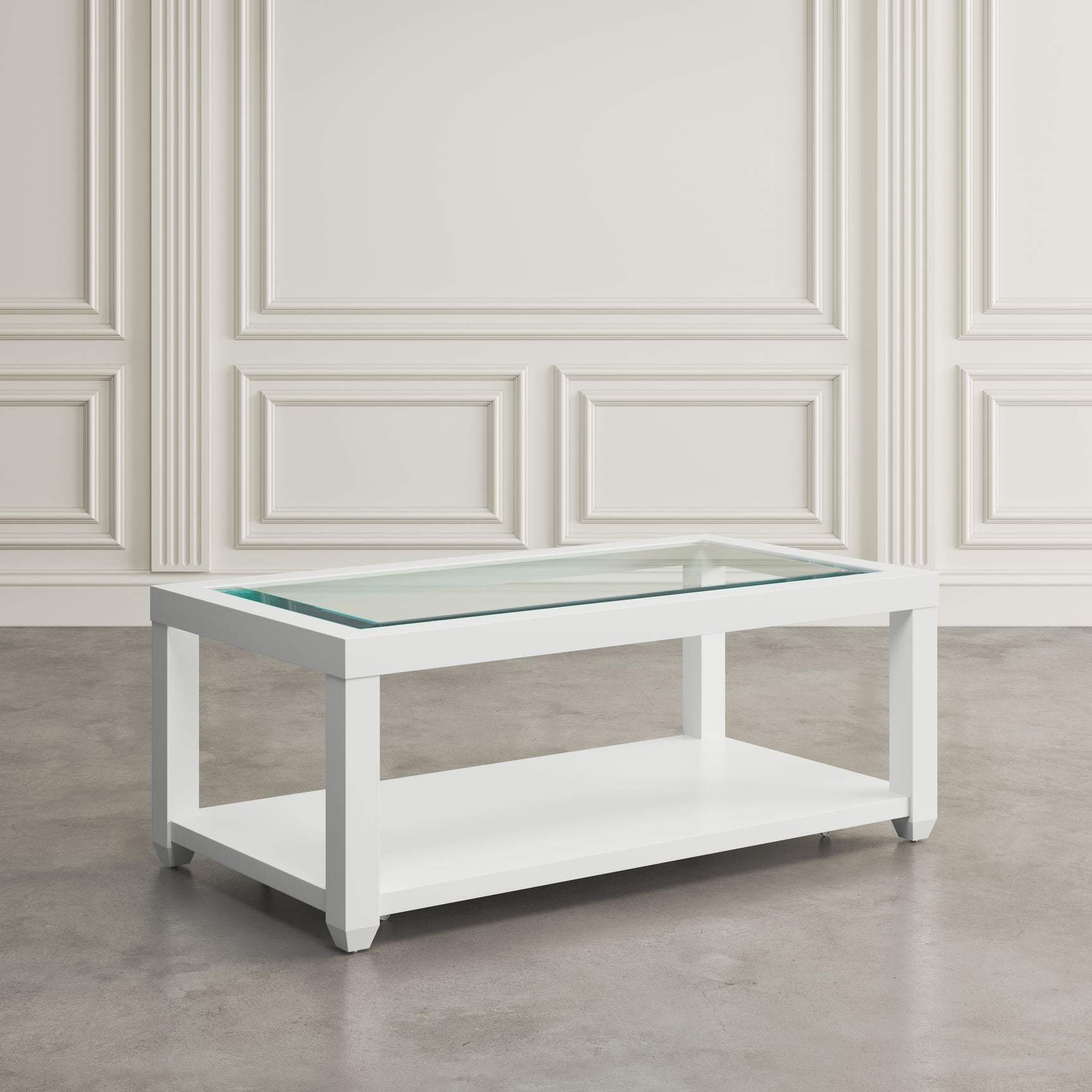 Urban Icon White Rectangle Cocktail Table - Ornate Home