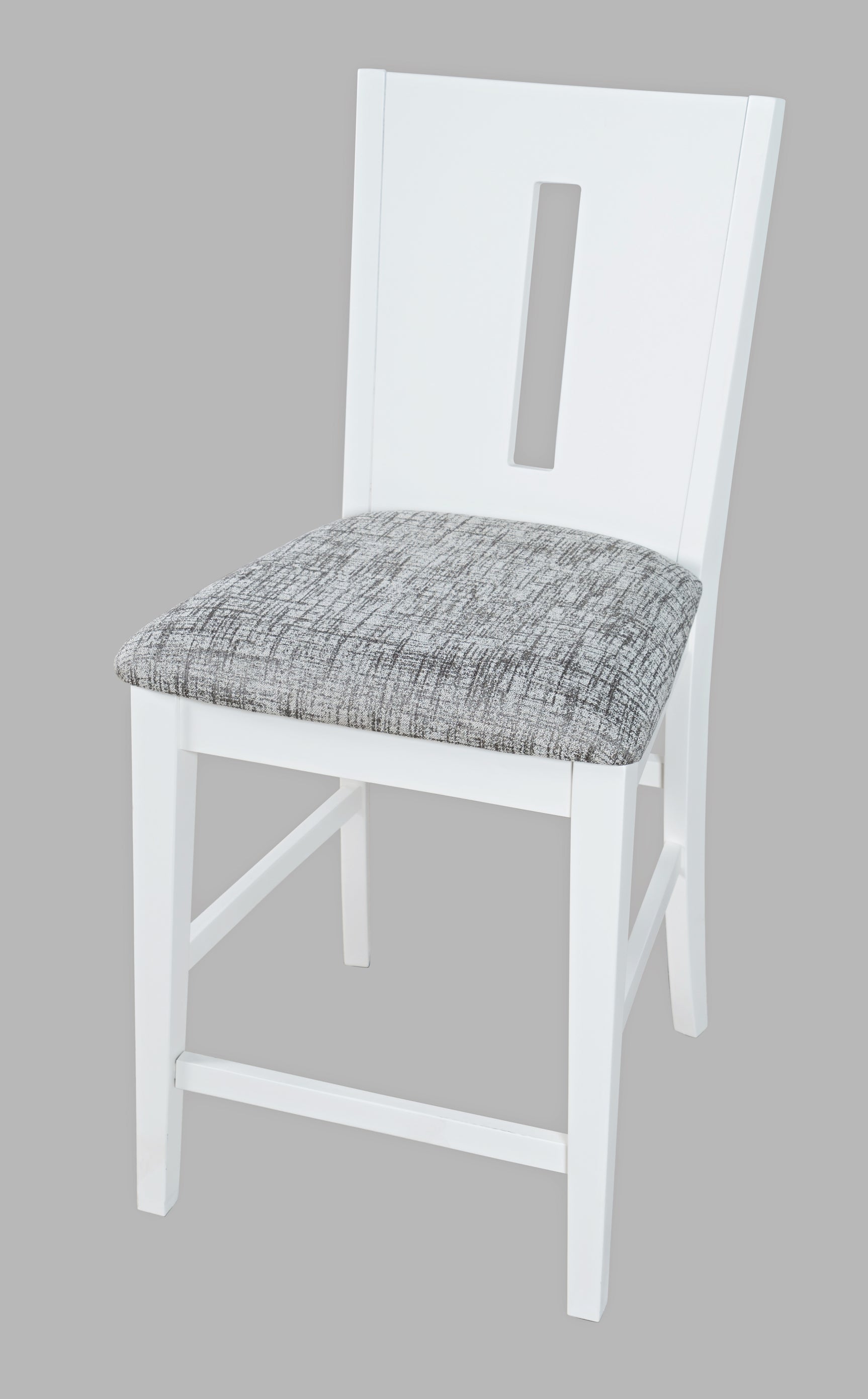 Urban Icon White Slotback Stool (Set of 2) - Ornate Home