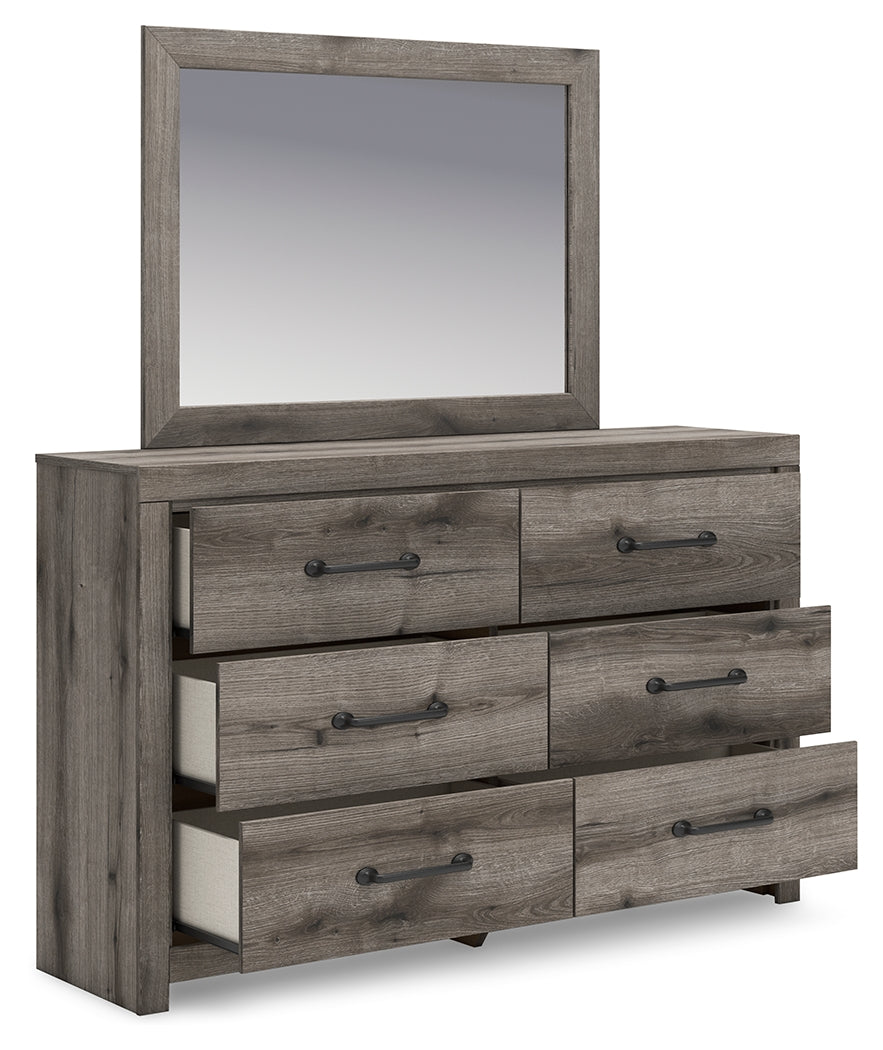 Urbanoore Brown 6 Drawer Dresser and Mirror (Online Special Price) - Ornate Home