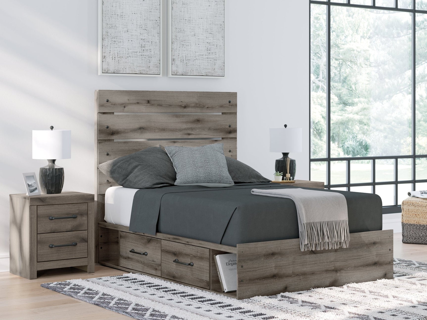 Urbanoore Brown Full Panel Storage Youth Bed (Online Special Price) - Ornate Home