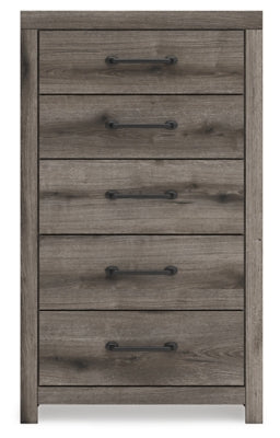 Urbanoore Brown Gray 32" 5 Drawer Chest of Drawers (Online Special Price) - Ornate Home