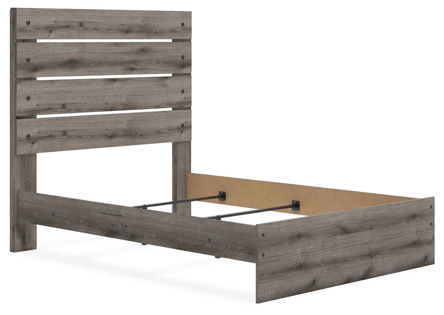 Urbanoore Brown Gray Full Panel Youth Bed (Online Special Price) - Ornate Home