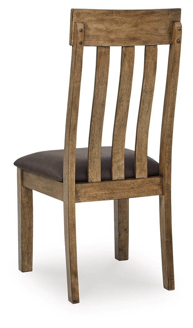 Urbinforte Light Brown Dining UPH Side Chair (Set of 2) - Ornate Home